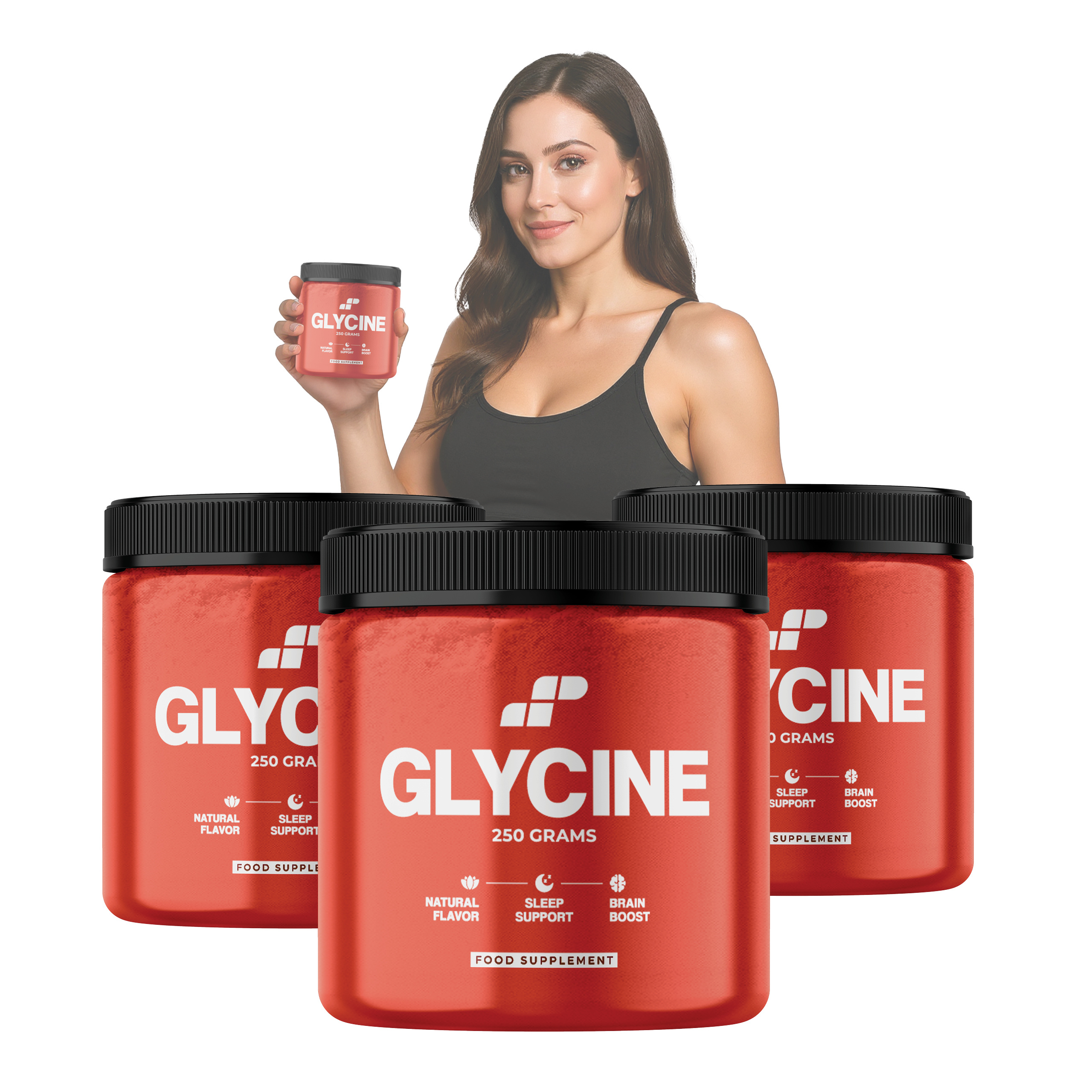 3x MP NUTRITION Glycine – 250g