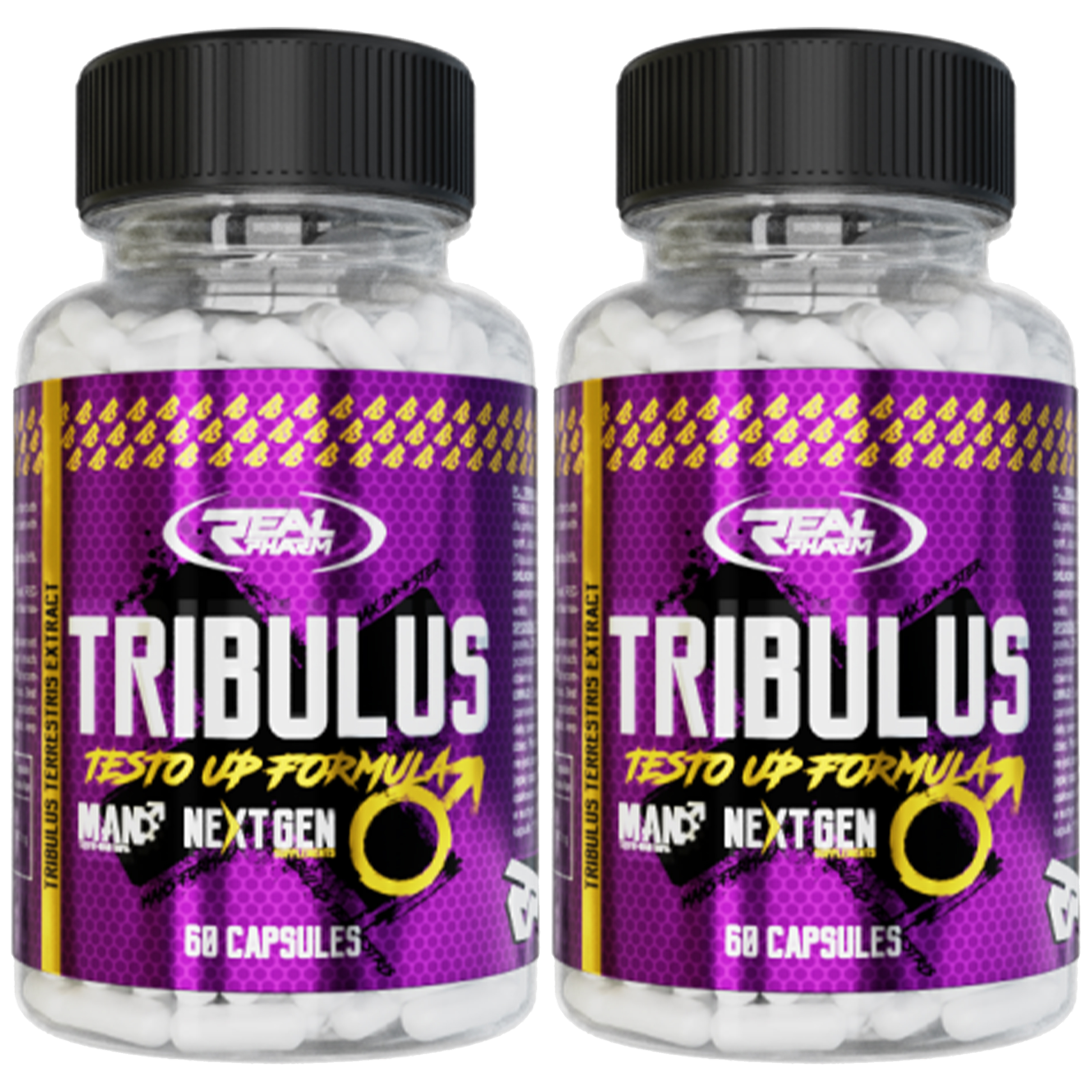 REAL PHARM Tribulus TESTO UP 1000mg - 2x 60caps