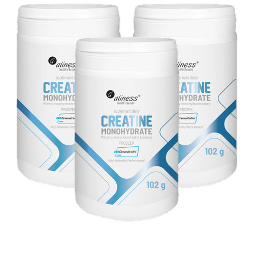 ALINESS - Creatine - 3x 102g - Unflavored