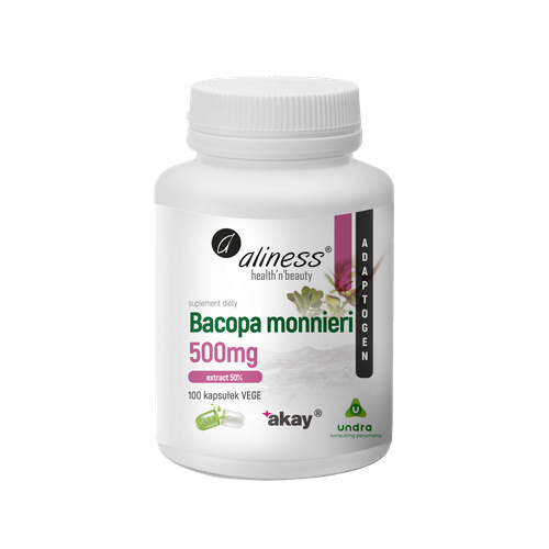 ALINESS - Bacopa Monnieri Extract 500mg - 100vcaps.