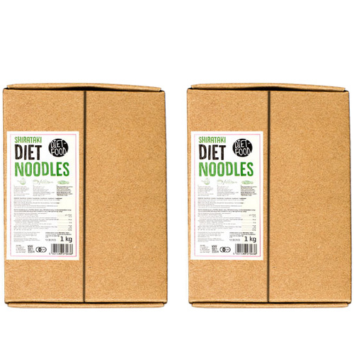 DIET FOOD Diet Noodles Makaron Konjac - 2x 1000g