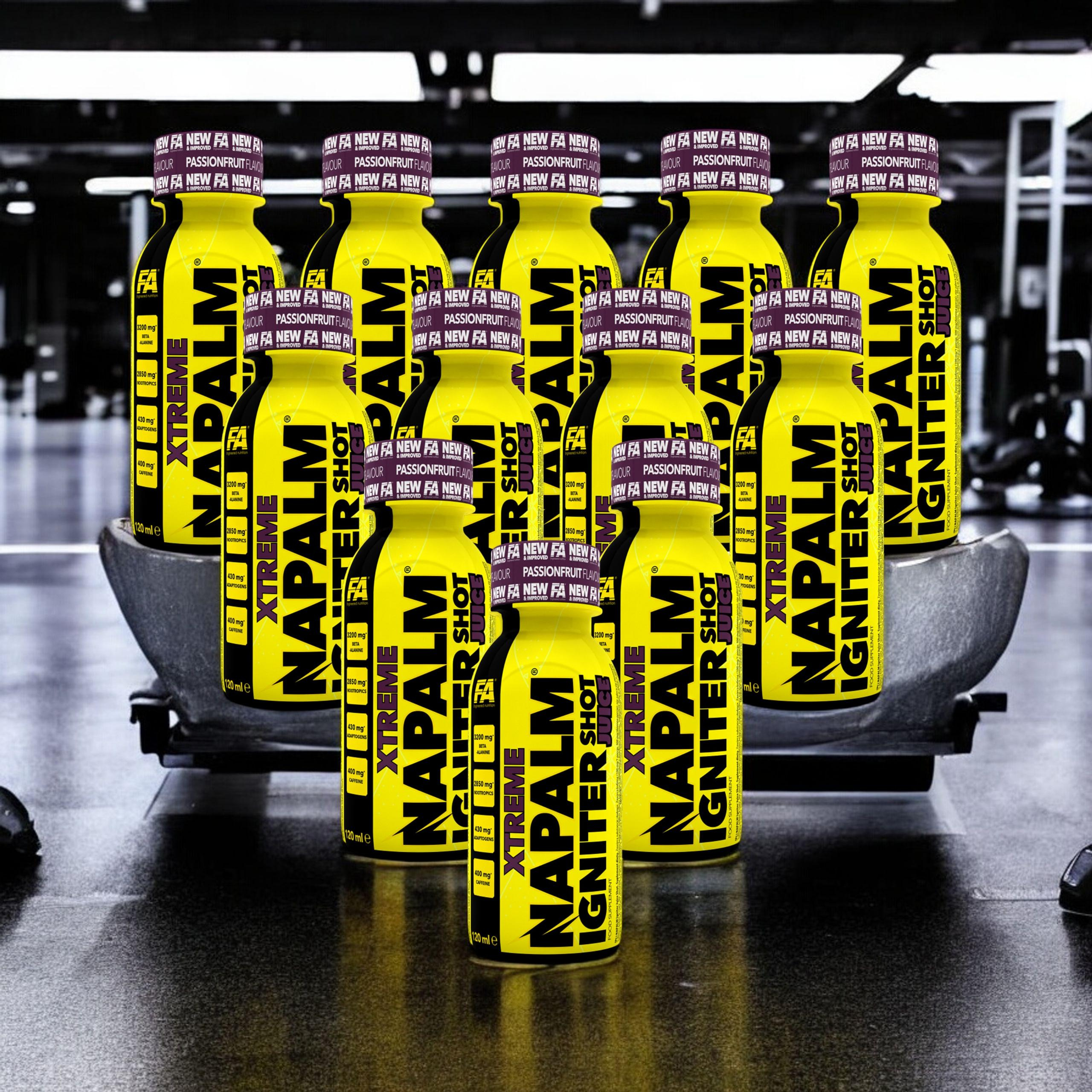 FITNESS AUTHORITY - Napalm Igniter Juice Shot - 12x 120ml 