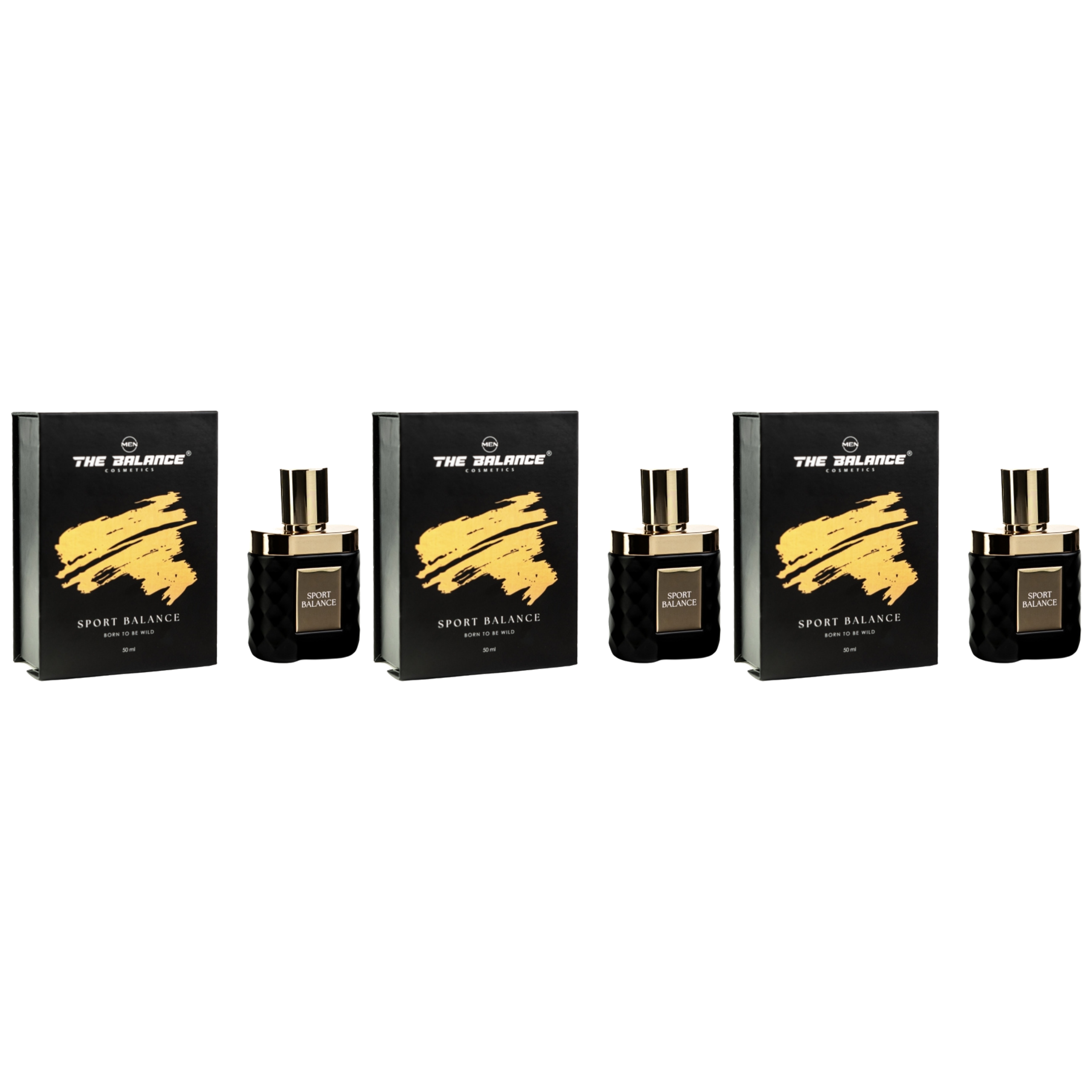 THE BALANCE COSMETICS - Perfumy Balance Sport - 3x 50ml