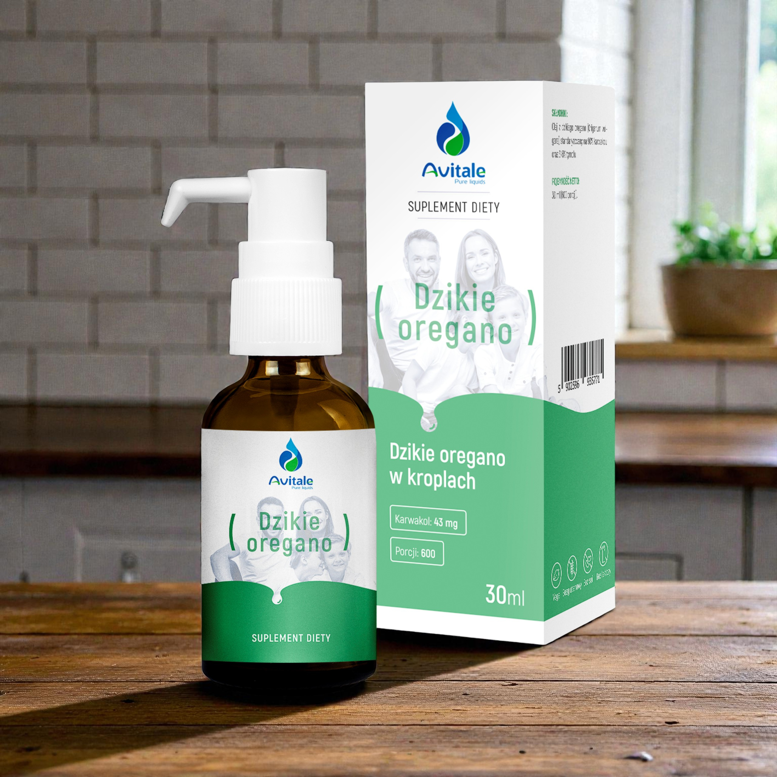 ALINESS - Avitale Dzikie Oregano 90% - 3x 30ml