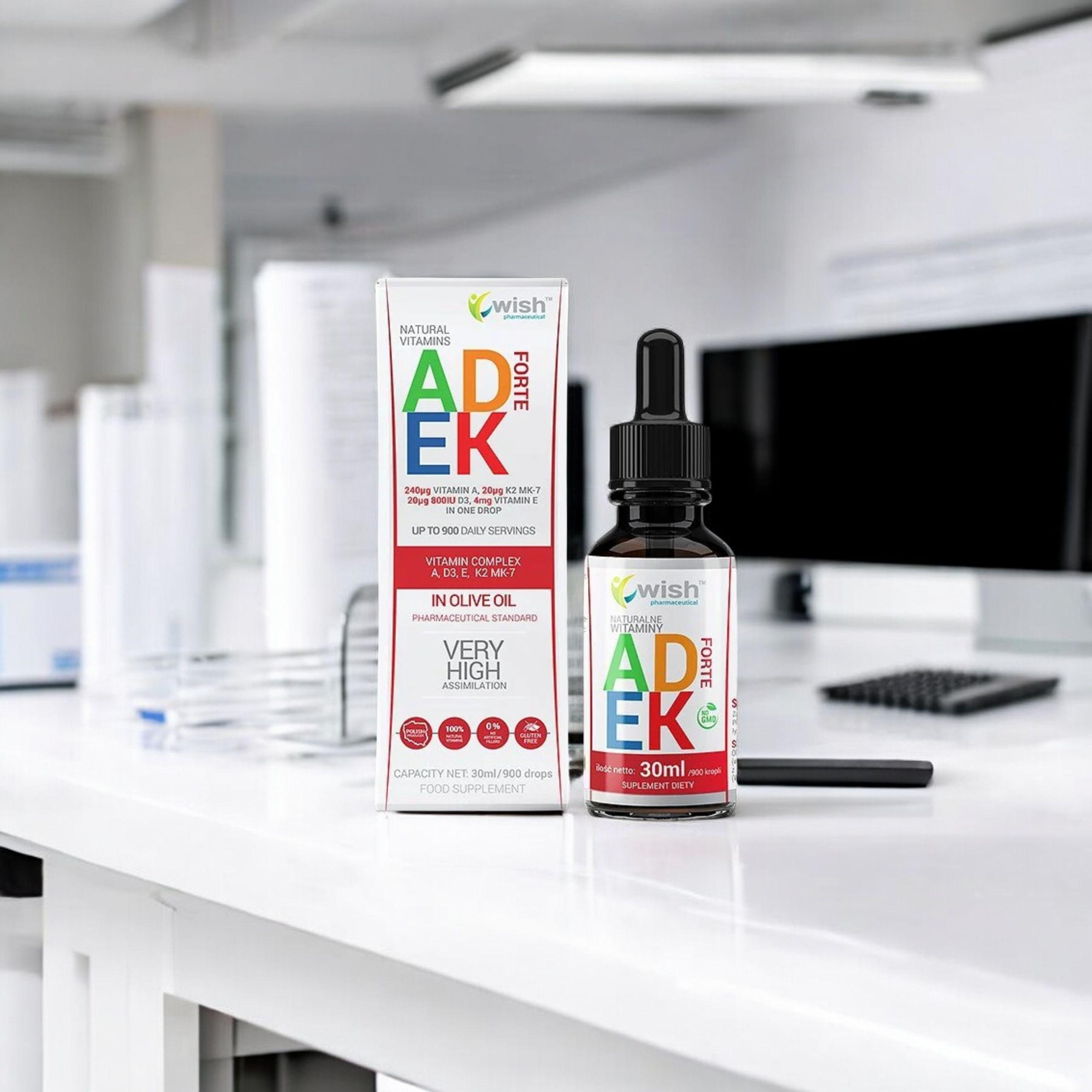 WISH Vitamin ADEK Forte - 2x 30 ml