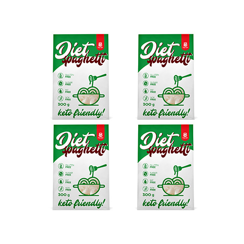 Cheat Meal Nutrition Diet Spaghetti - 4x 400g (4x 300g netto) - Makaron dietetyczny
