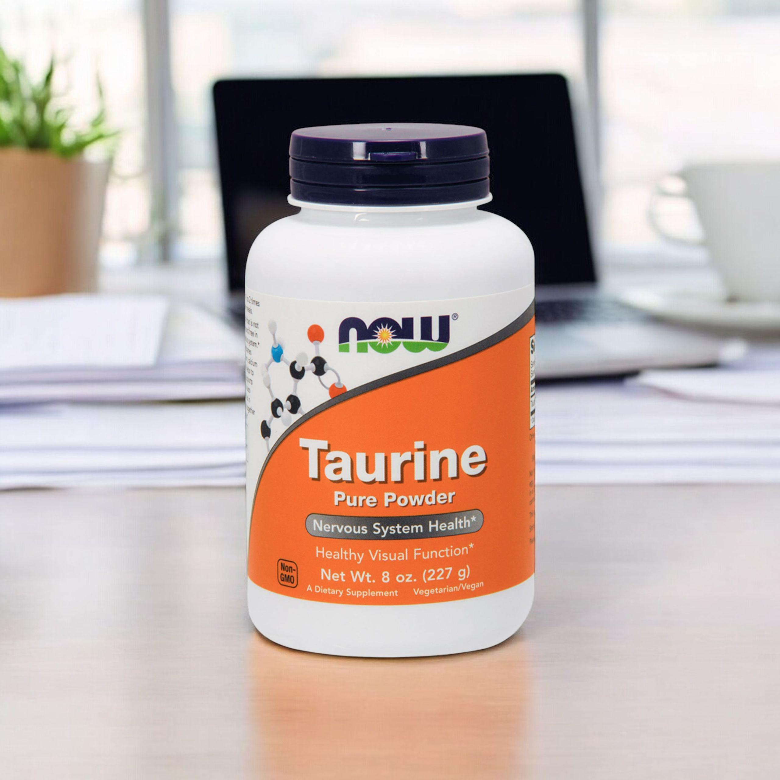 NOW Taurine Pure Powder - 3x 227g