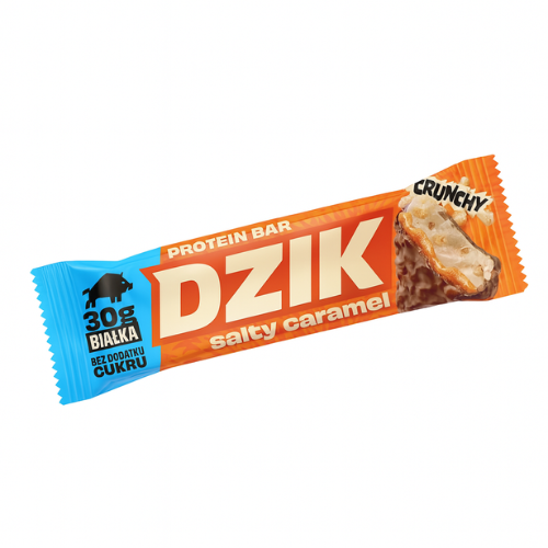 DZIK - Protein Bar Crunchy - 70g - Salted Caramel - WYPRZEDAŻ - 6-05