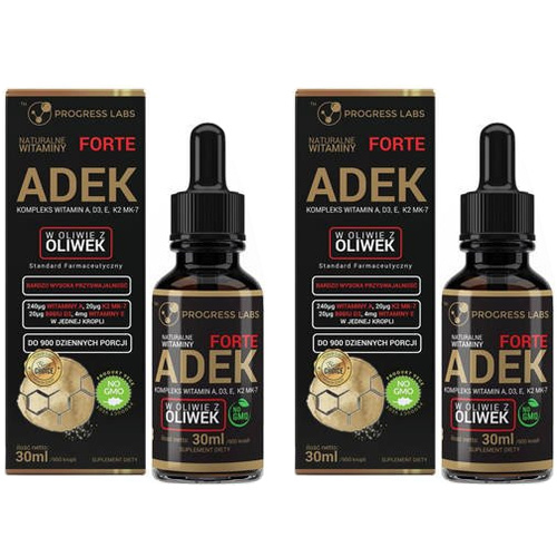 PROGRESS LABS Vitamin ADEK Forte - 2x 30ml
