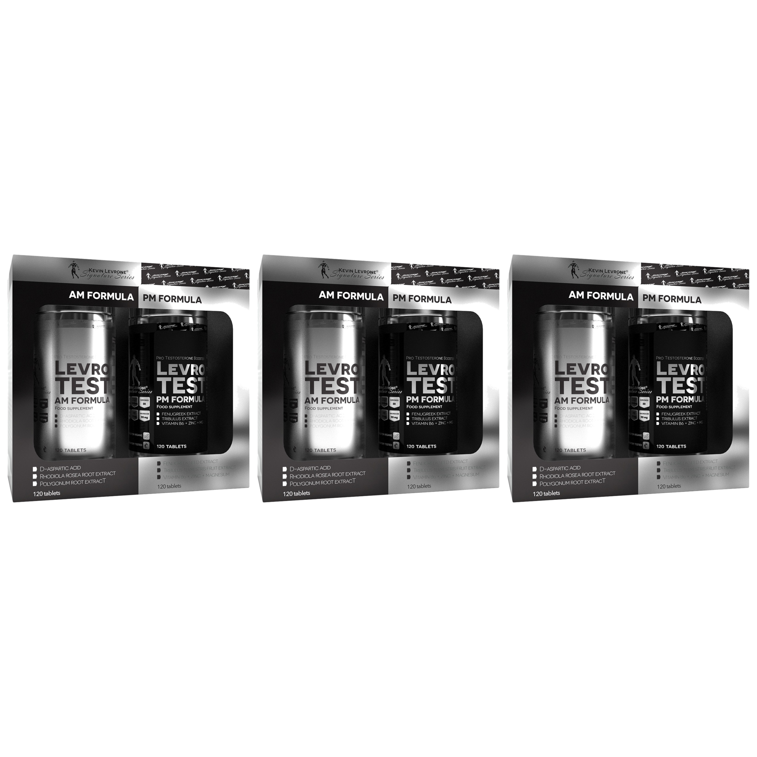 KEVIN LEVRONE Levro Test (AM PM Formula) - 3x 2x 120tabs
