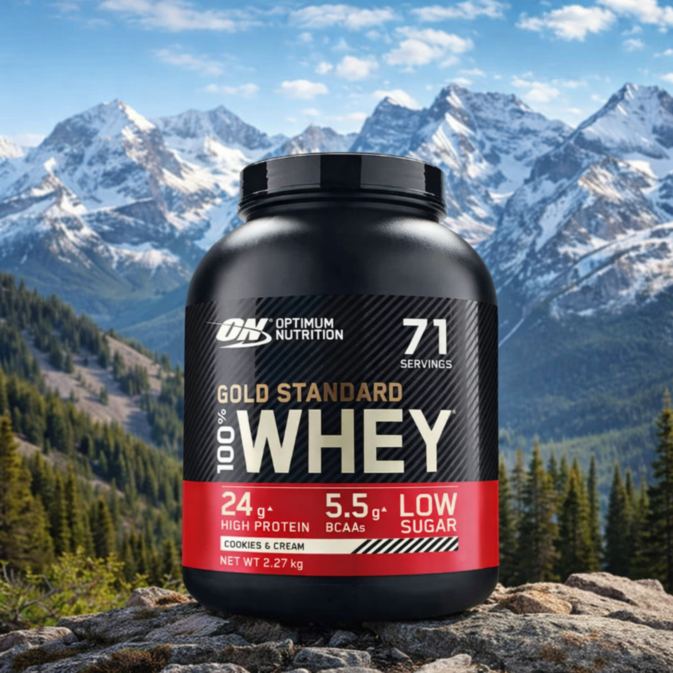 OPTIMUM NUTRITION - Whey Gold Standard - 2270g - Cookies & Cream
