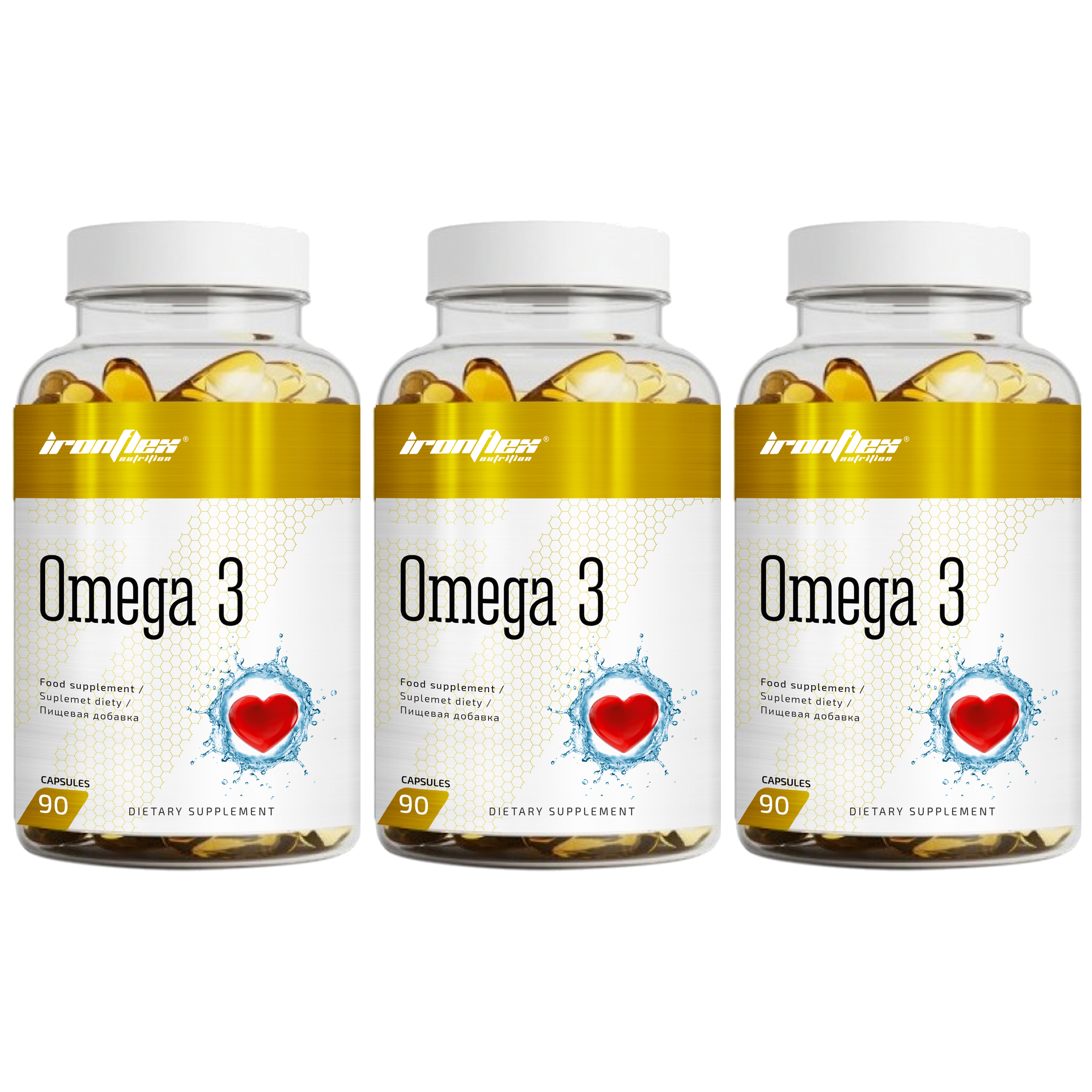 IRONFLEX Omega 3 - 3x 90caps