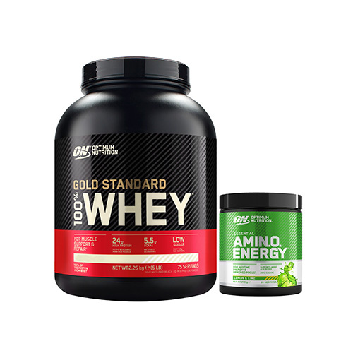 Zestaw OPTIMUM NUTRITION Whey Gold Standard - 2270g* + Amino Energy - 270g 