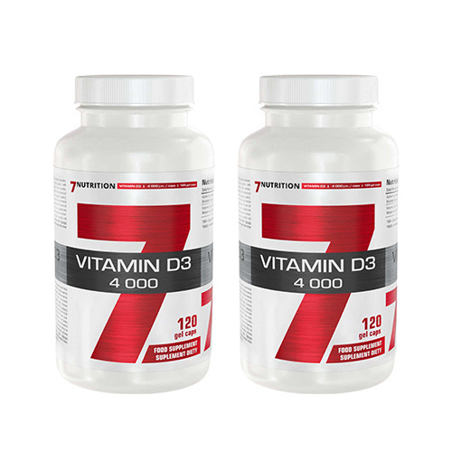 7 NUTRITION Vitamin D3 4000 - 2x 120caps