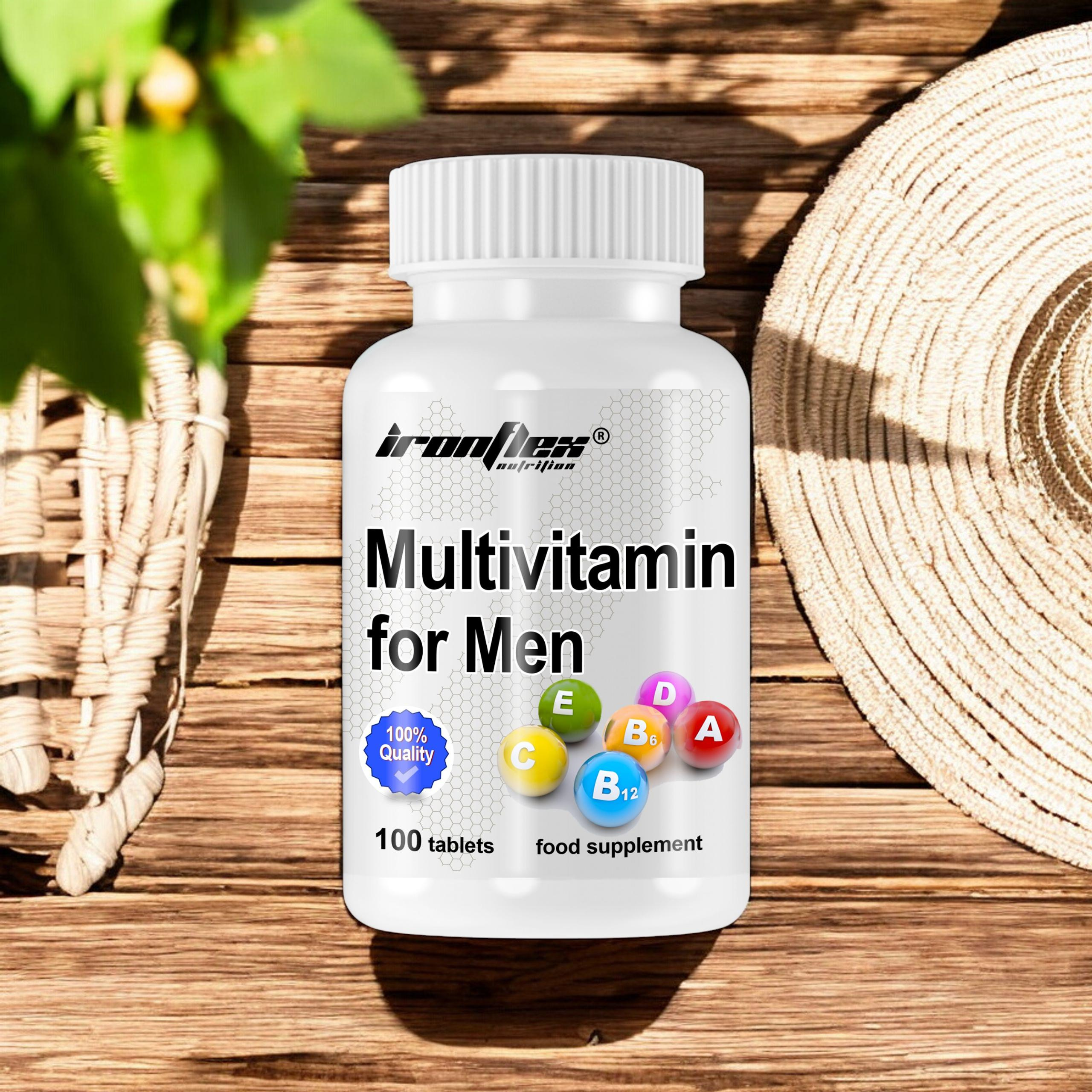 IRONFLEX Multivitamin for Men - 100tabs