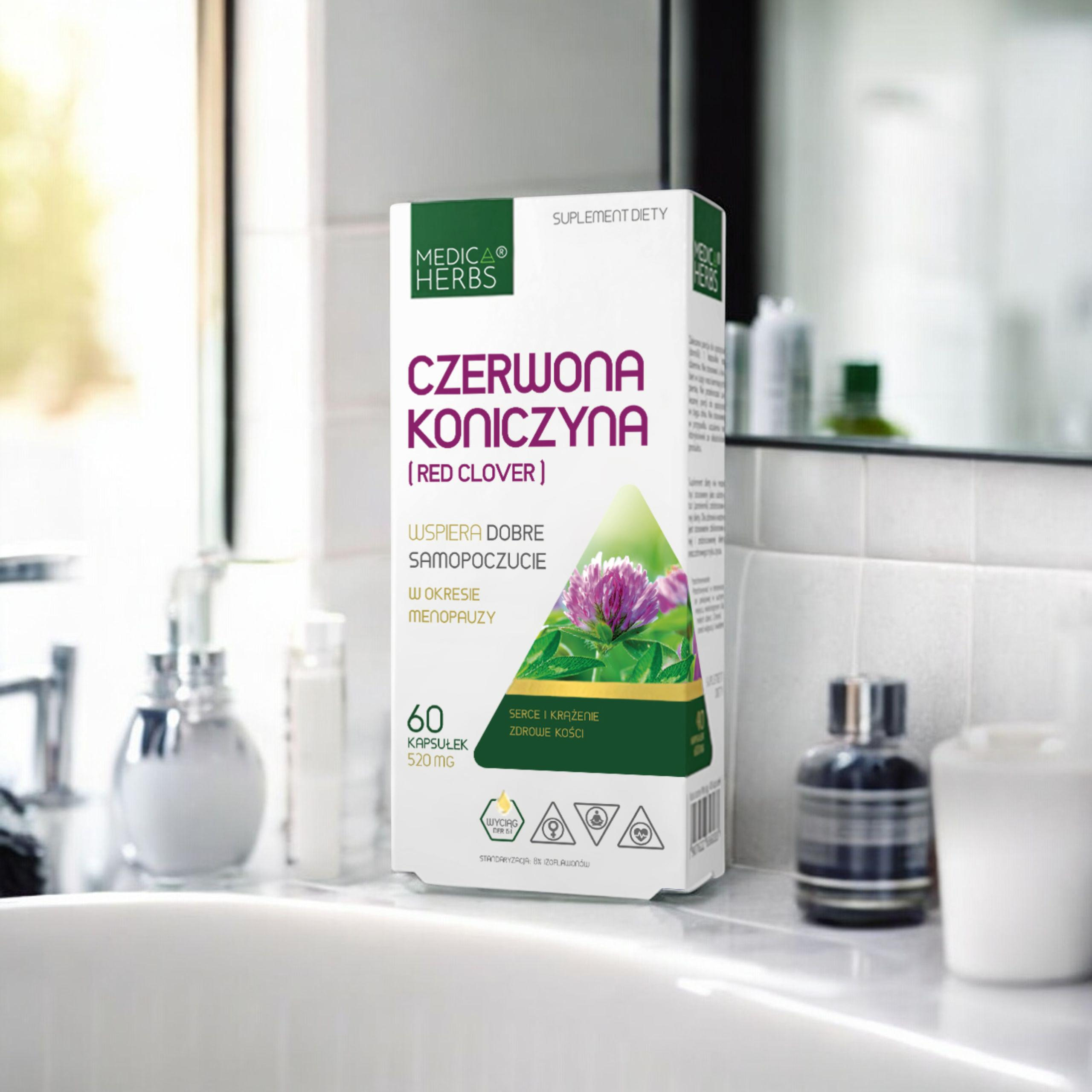 MEDICA HERBS - Czerwona Koniczyna 520mg - 2x 60caps.