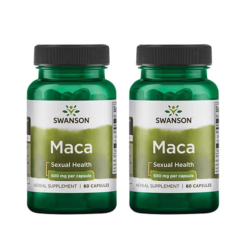 SWANSON Maca Extract 500mg - 2x 60caps
