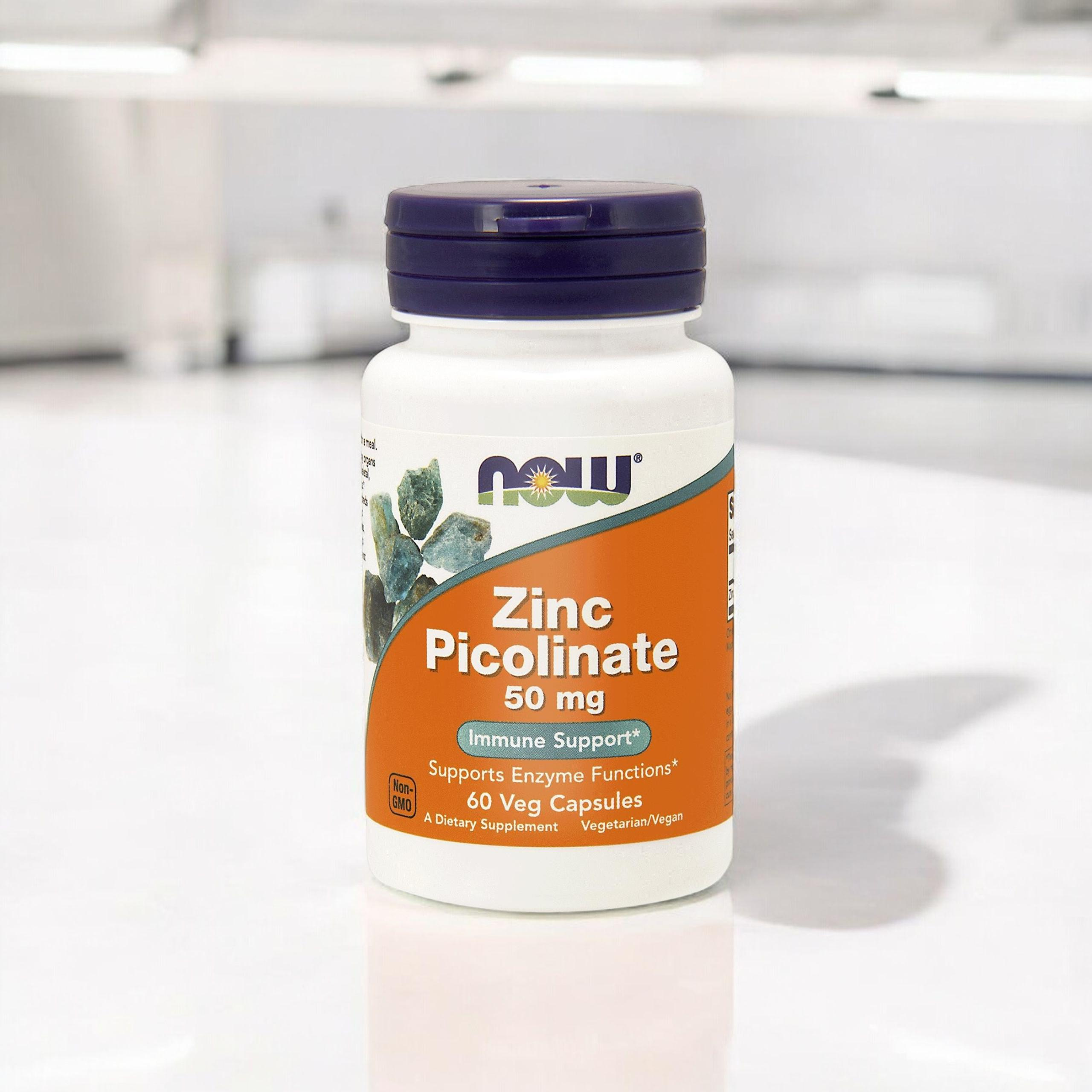 NOW - Zinc Picolinate 50mg - 2x 30vegcaps.