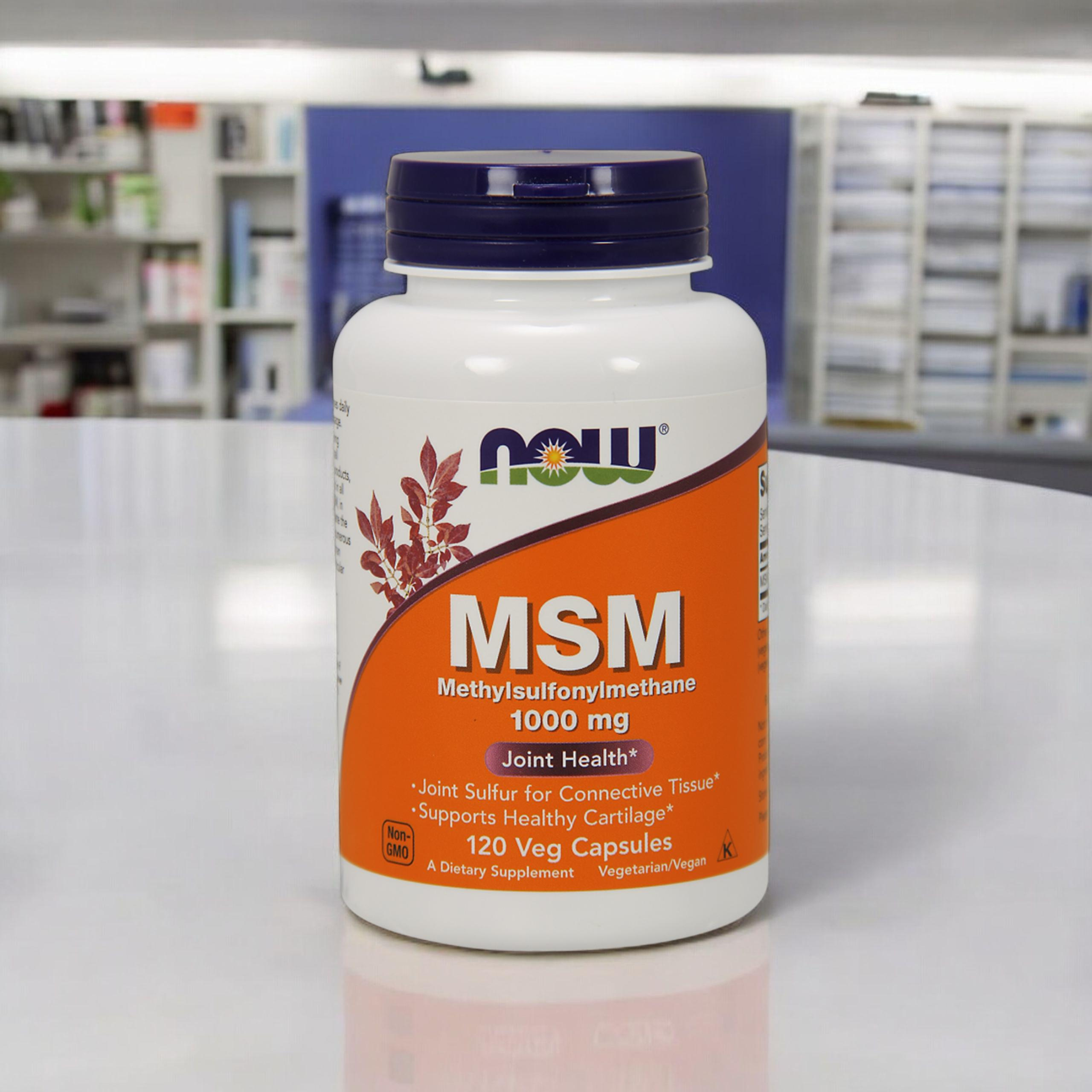 NOW MSM 1000mg - 2x 120vcaps