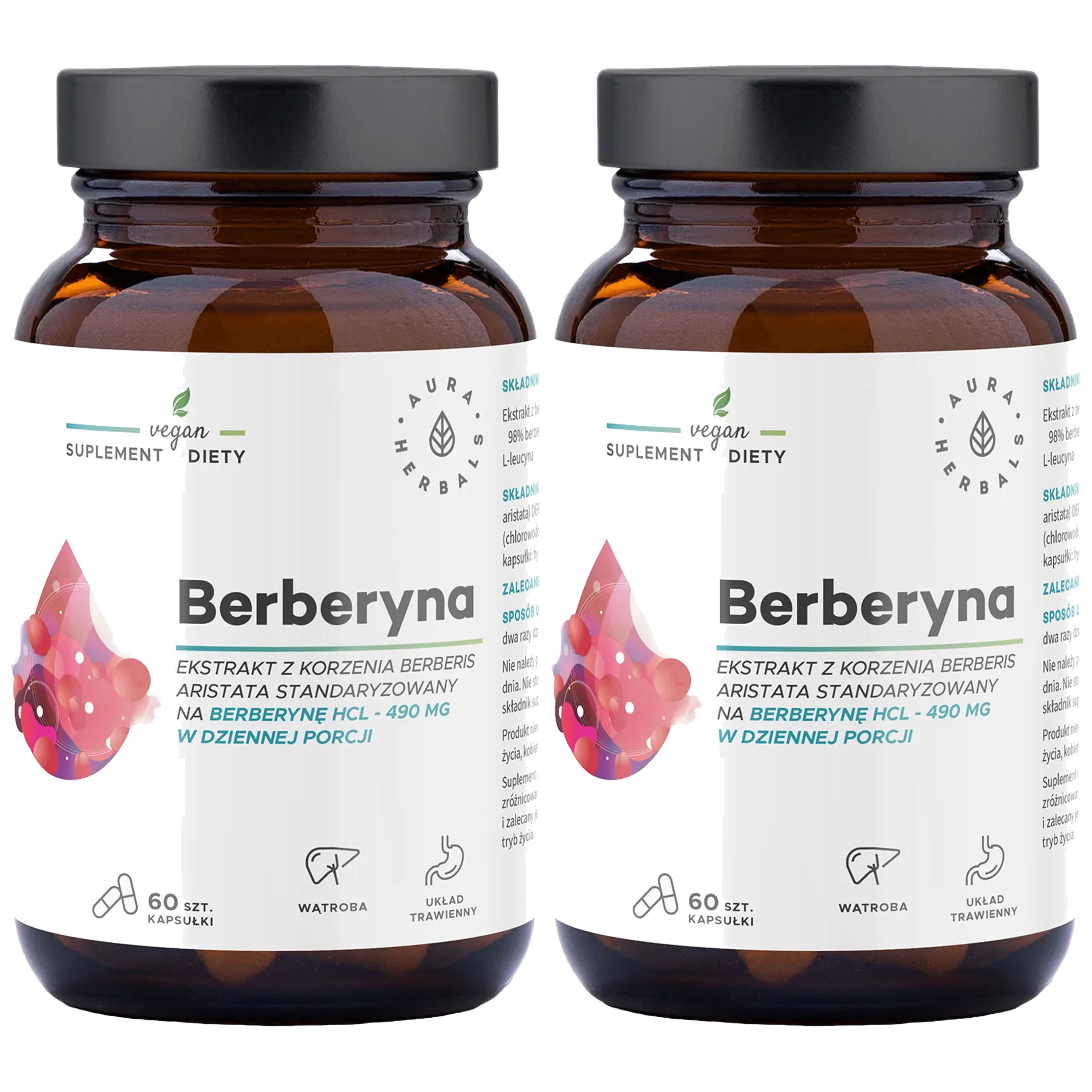 AURA HERBALS - Berberyna - 2x 60caps.