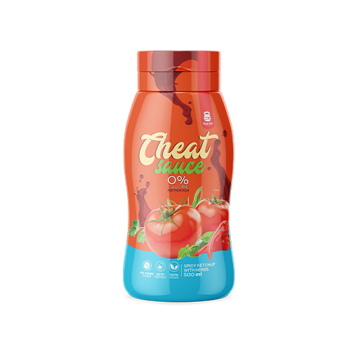 Cheat Meal Nutrition Sauce 0% (Sos zero kalorii) - 2x 500ml - Pikantny ketchup z ziołami