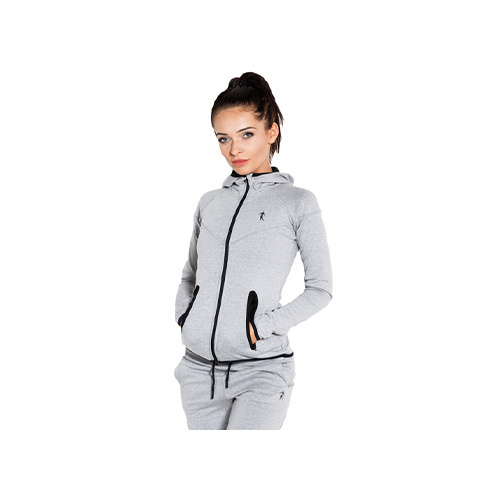 KEVIN LEVRONE Hoodie Woman's Jacket - Melange Grey - 2x L