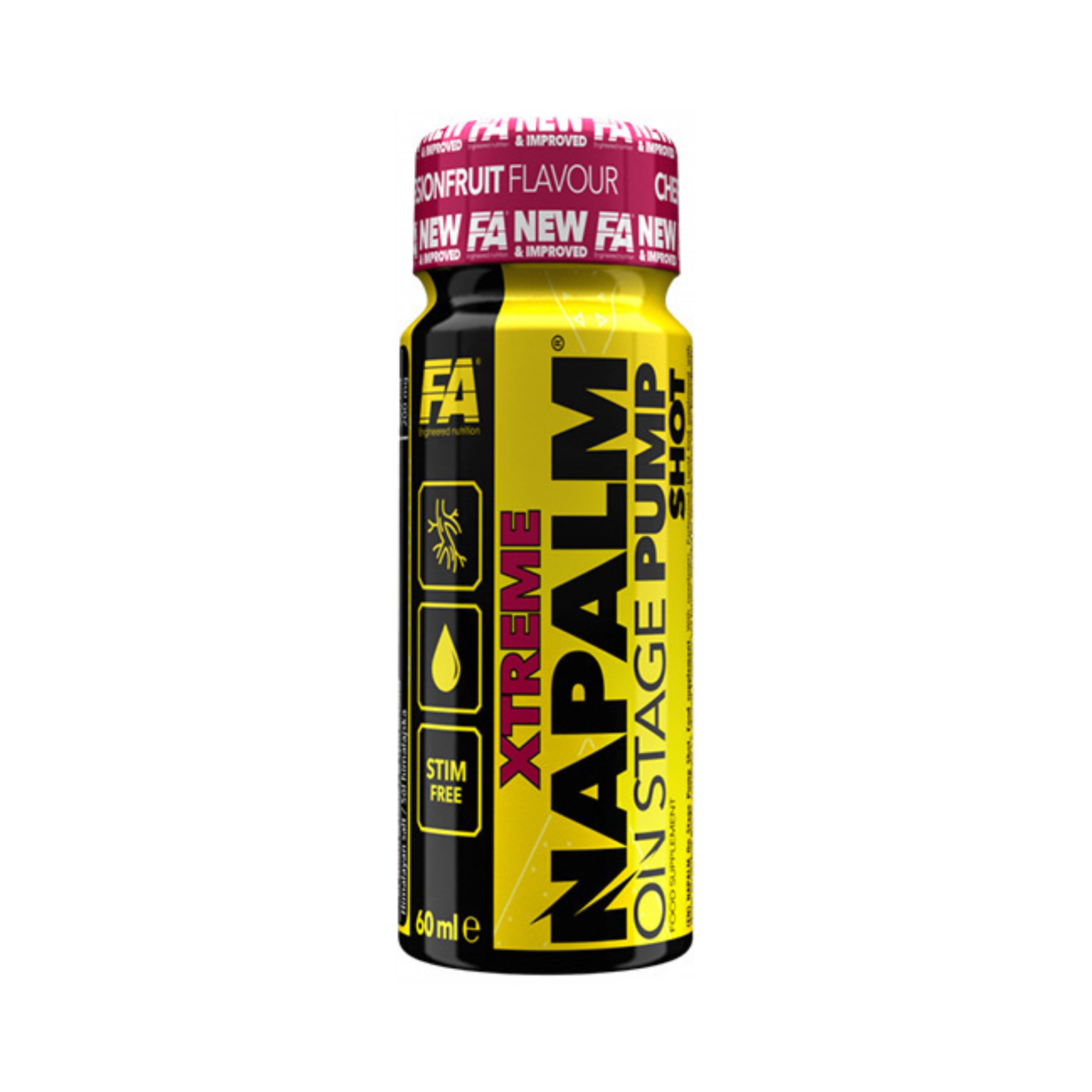 FITNESS AUTHORITY - Xtreme Napalm On Stage SF Shot - 24x 2x 60ml