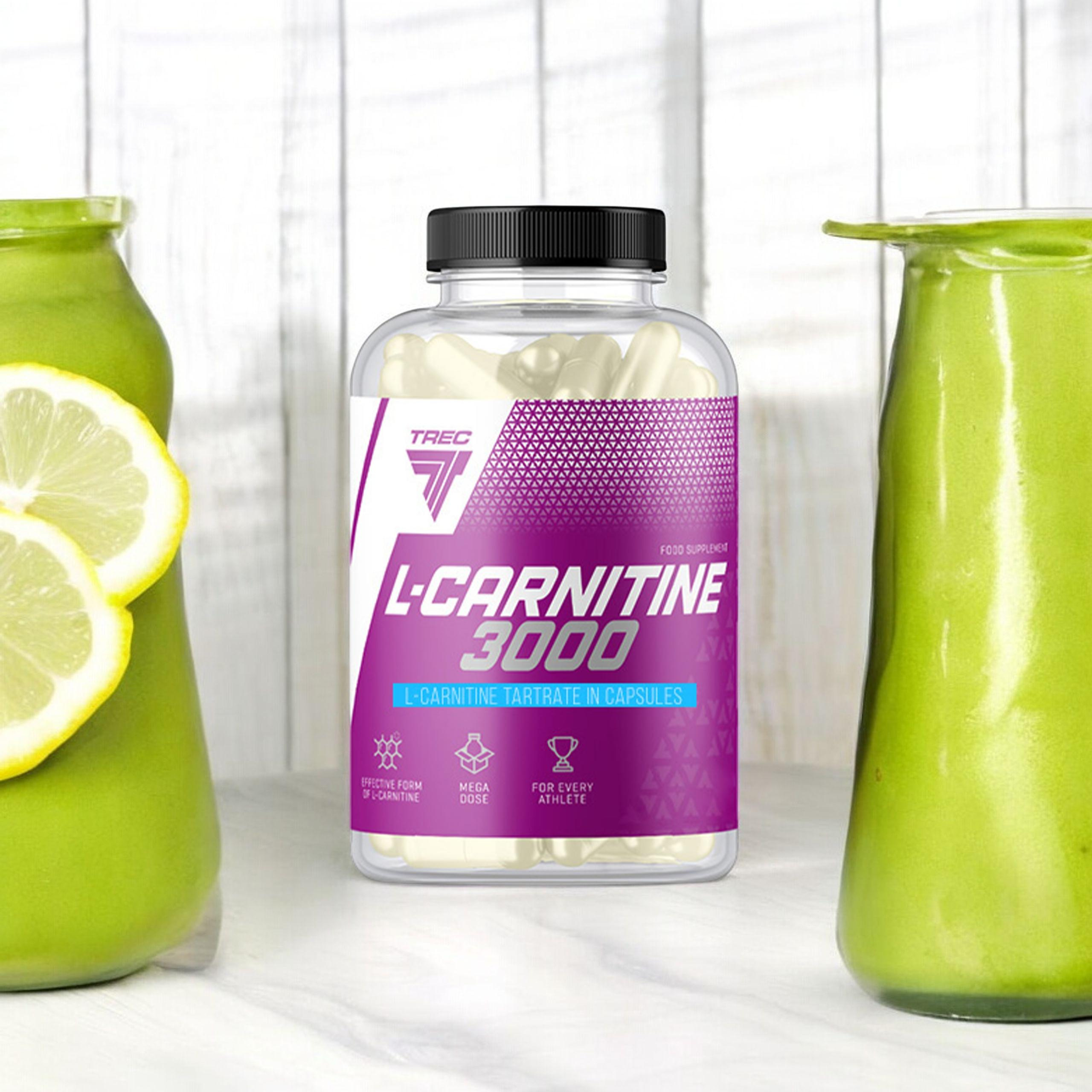 TREC L-Carnitine 3000 - 60caps. - 2x L-Karnityna