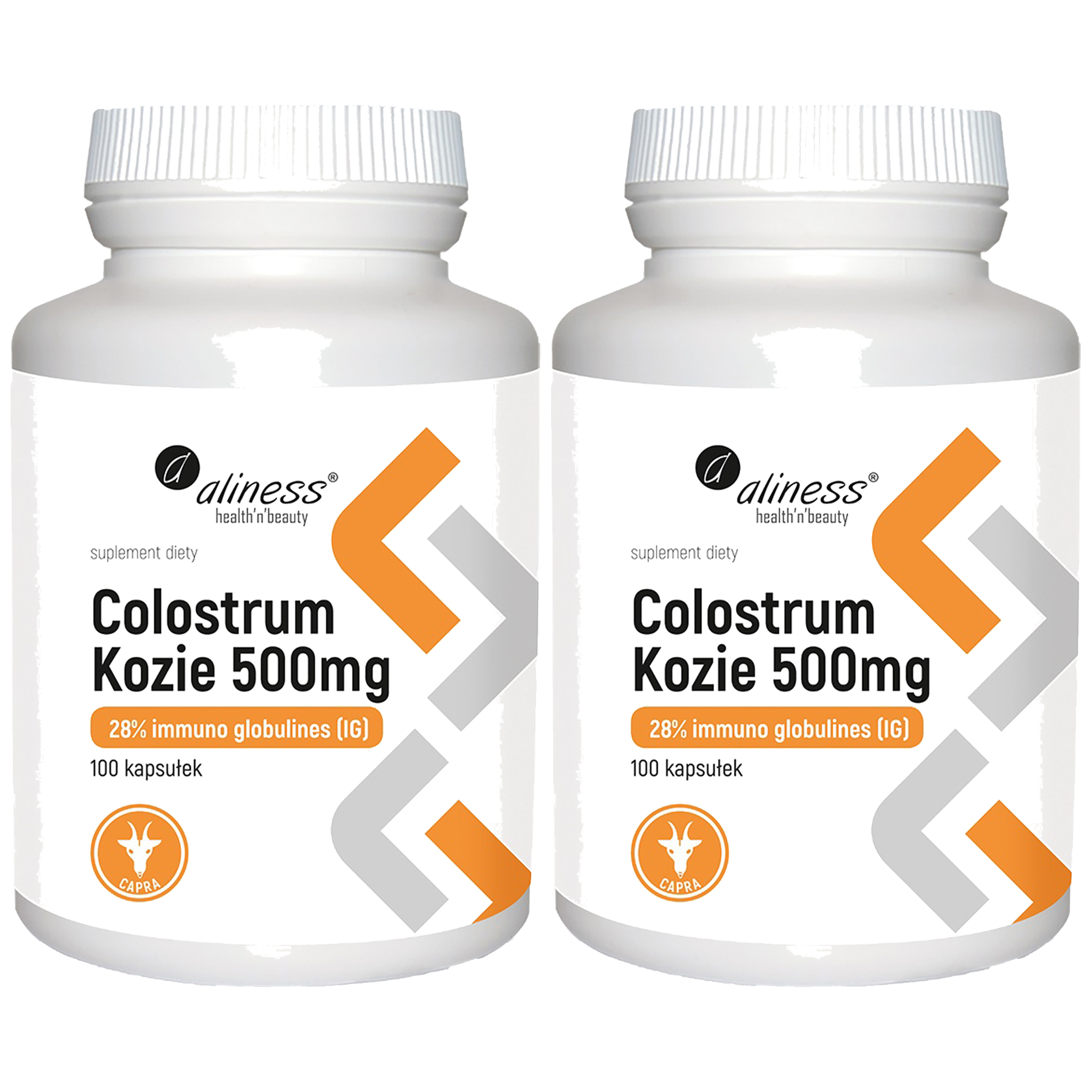 Aliness Colostrum Kozie 500mg - 2x 100caps.