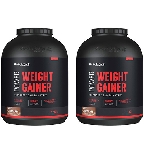 BODY ATTACK Power Weight Gainer - 2x 4750g