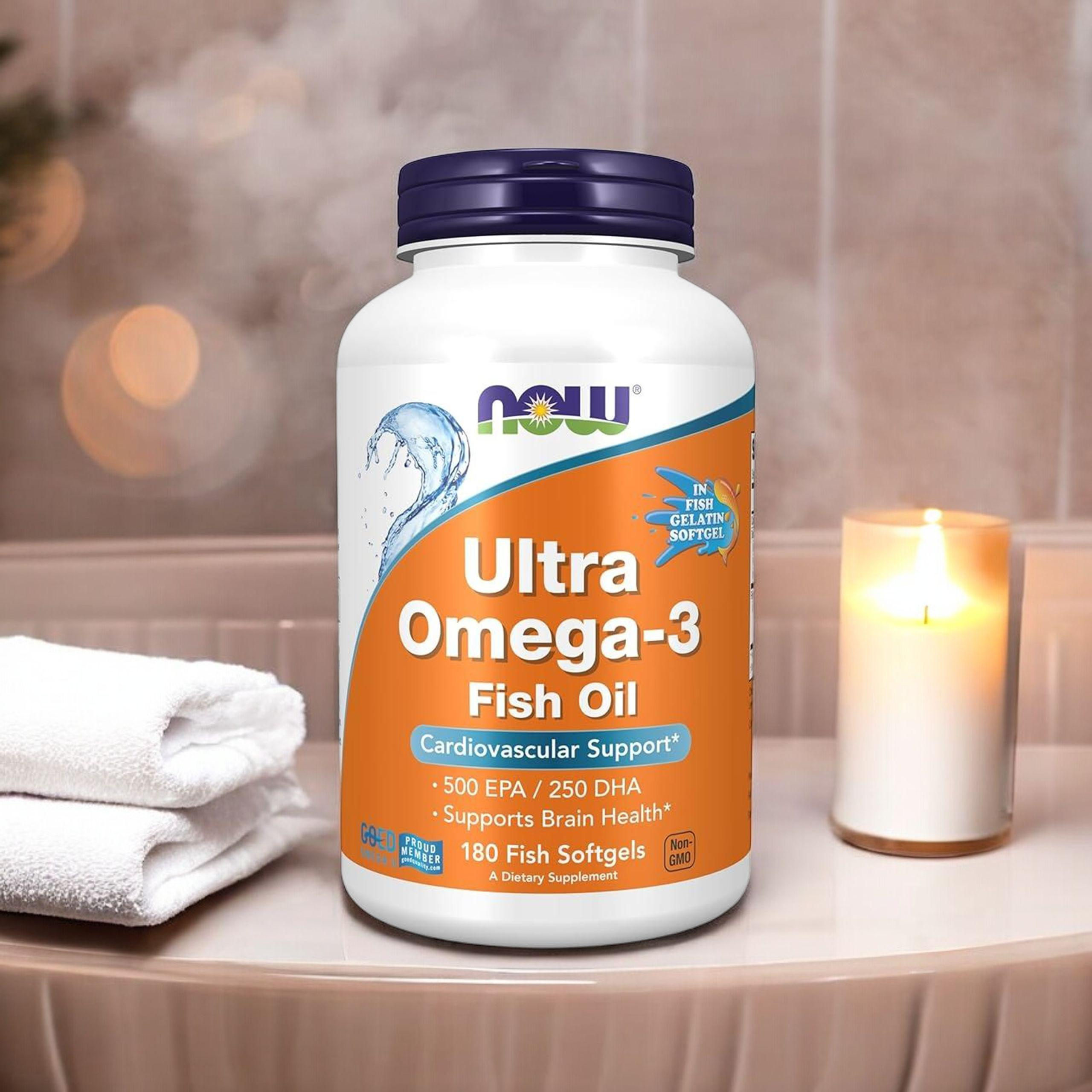 NOW - Ultra Omega-3 - 2x 180softgels