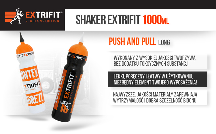 EXTRIFIT Bottle Push and Pool Long - 3x 1000ml