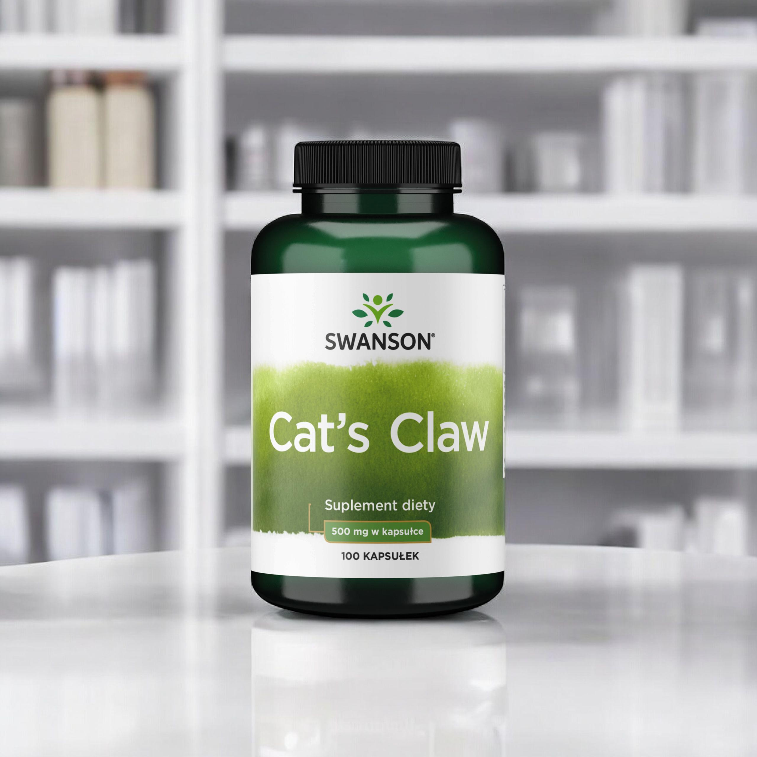 SWANSON Cat's Claw 500mg - 100caps (Koci Pazur)
