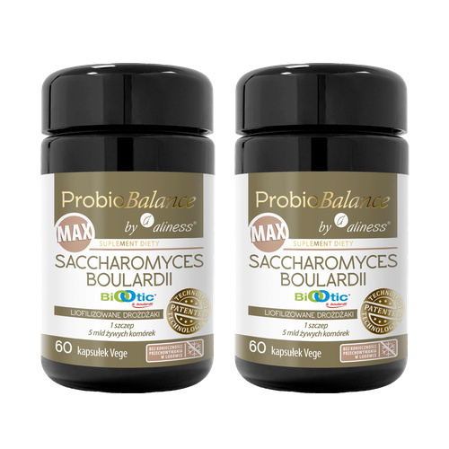 ALINESS - ProbioBALANCE Max Saccharomyces Boulardii 5mld - 60vcaps. x2