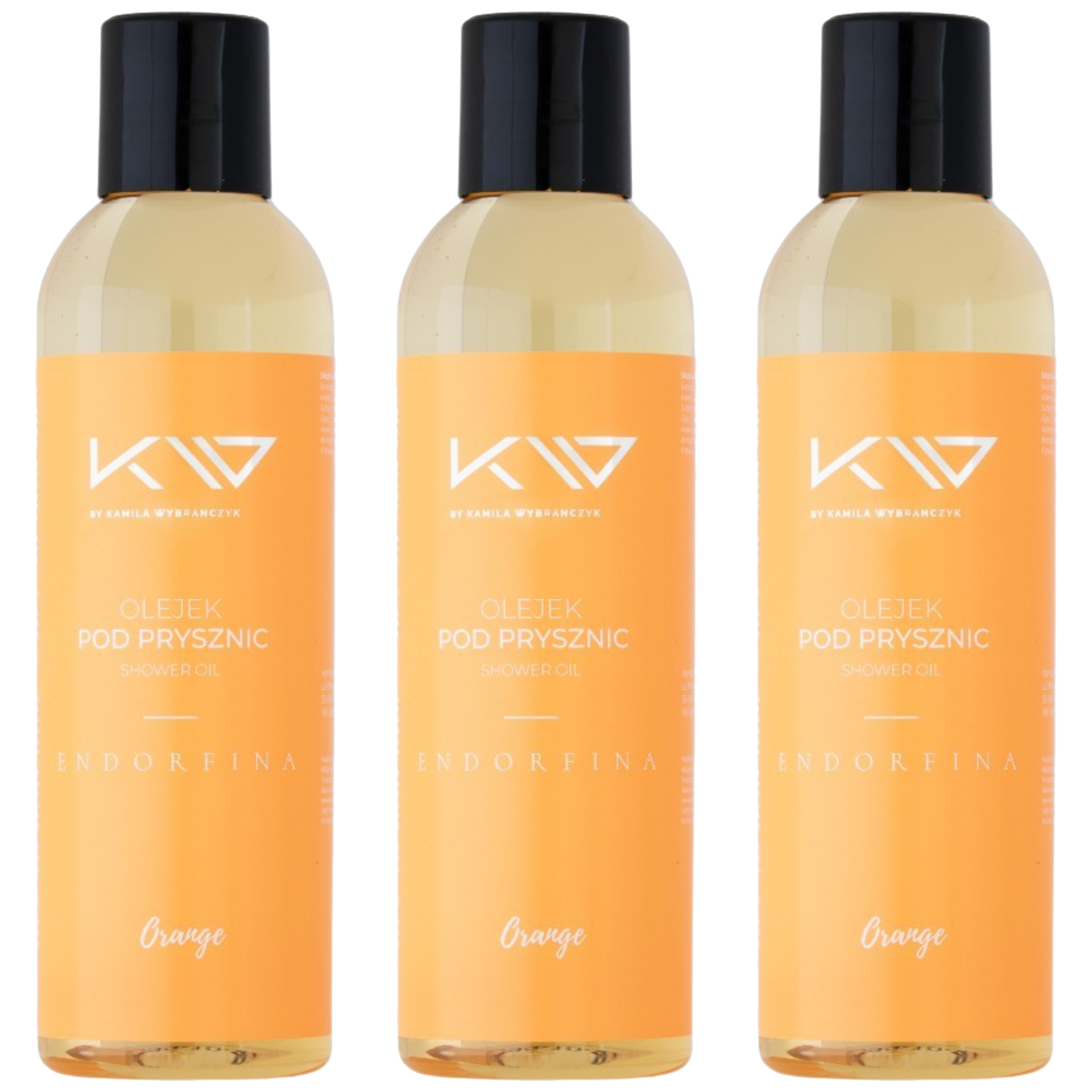 KAMILA WYBRAŃCZYK - Olejek pod Prysznic Endorfina - 3x 200ml