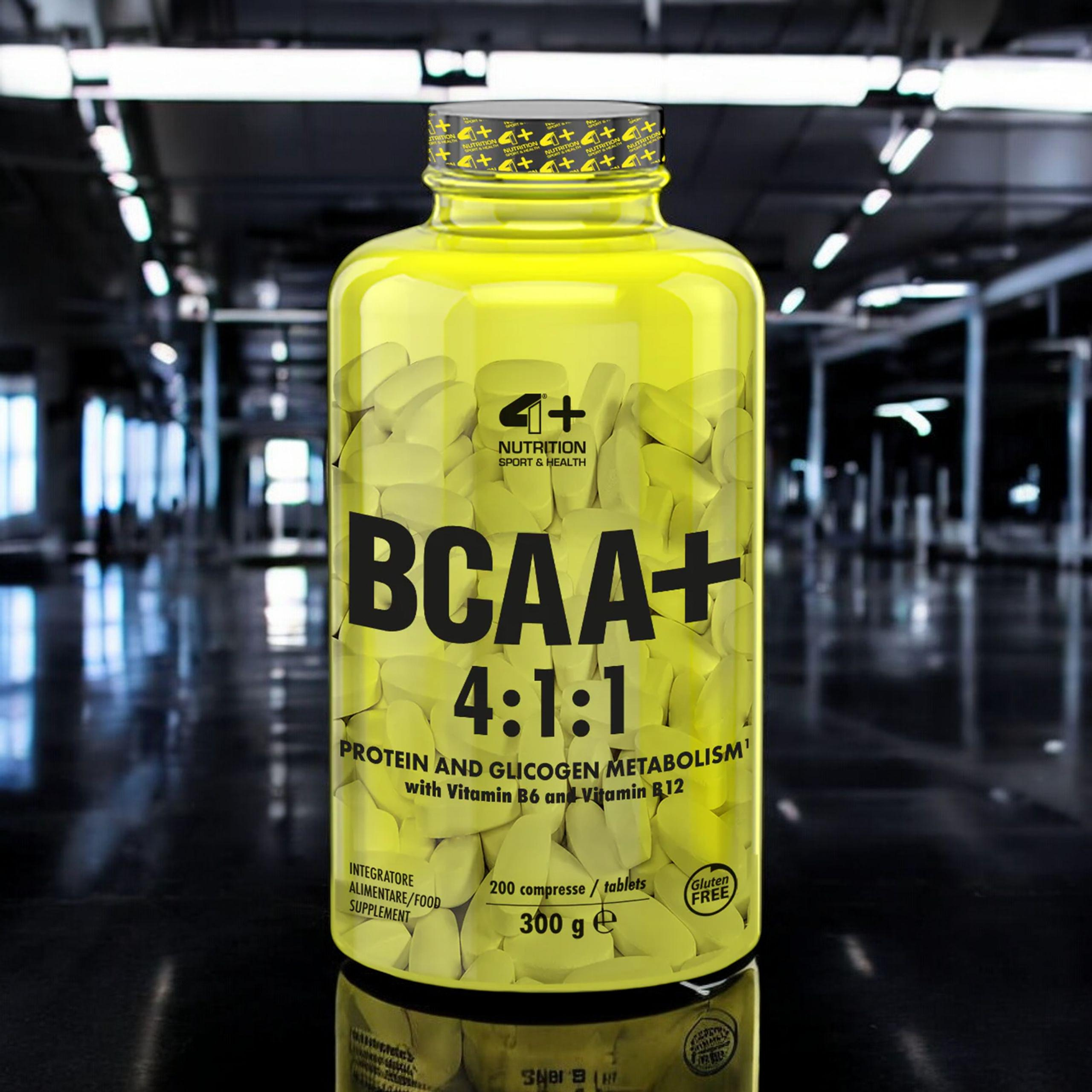 4+ NUTRITION BCAA+ 4:1:1 - 200tabs.