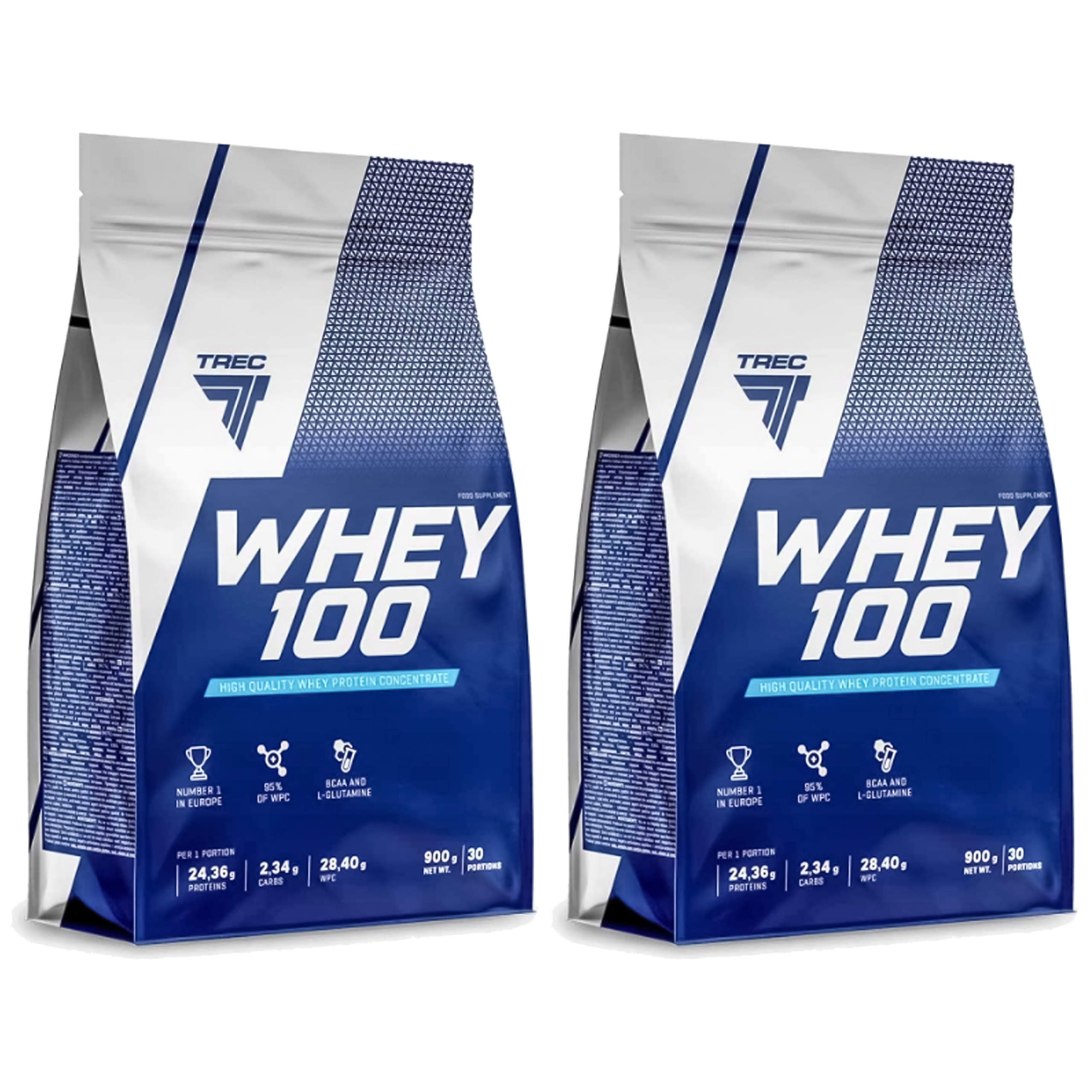 TREC Whey 100 - 2x 900g