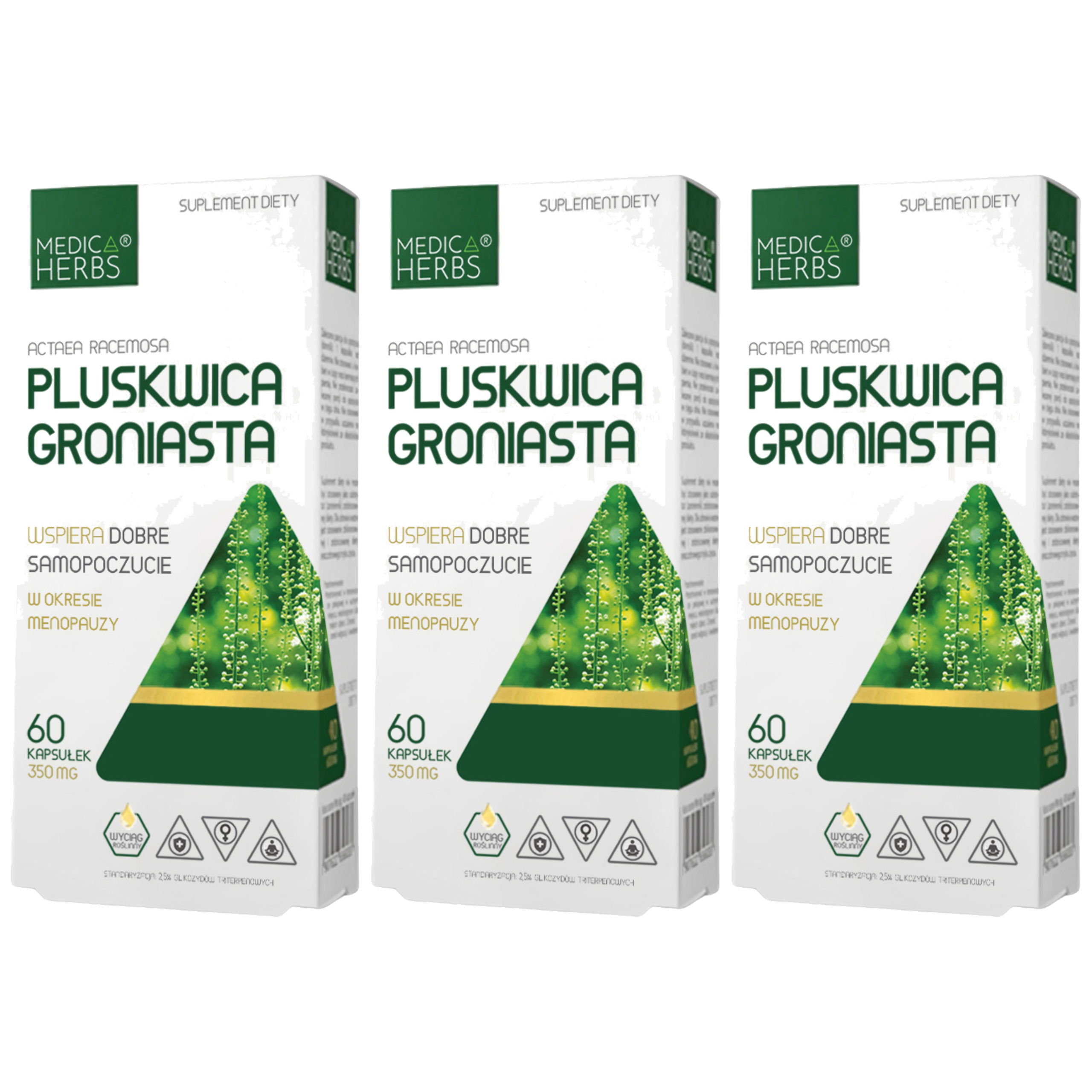 MEDICA HERBS - Pluskwica Groniasta - 3x 60caps.