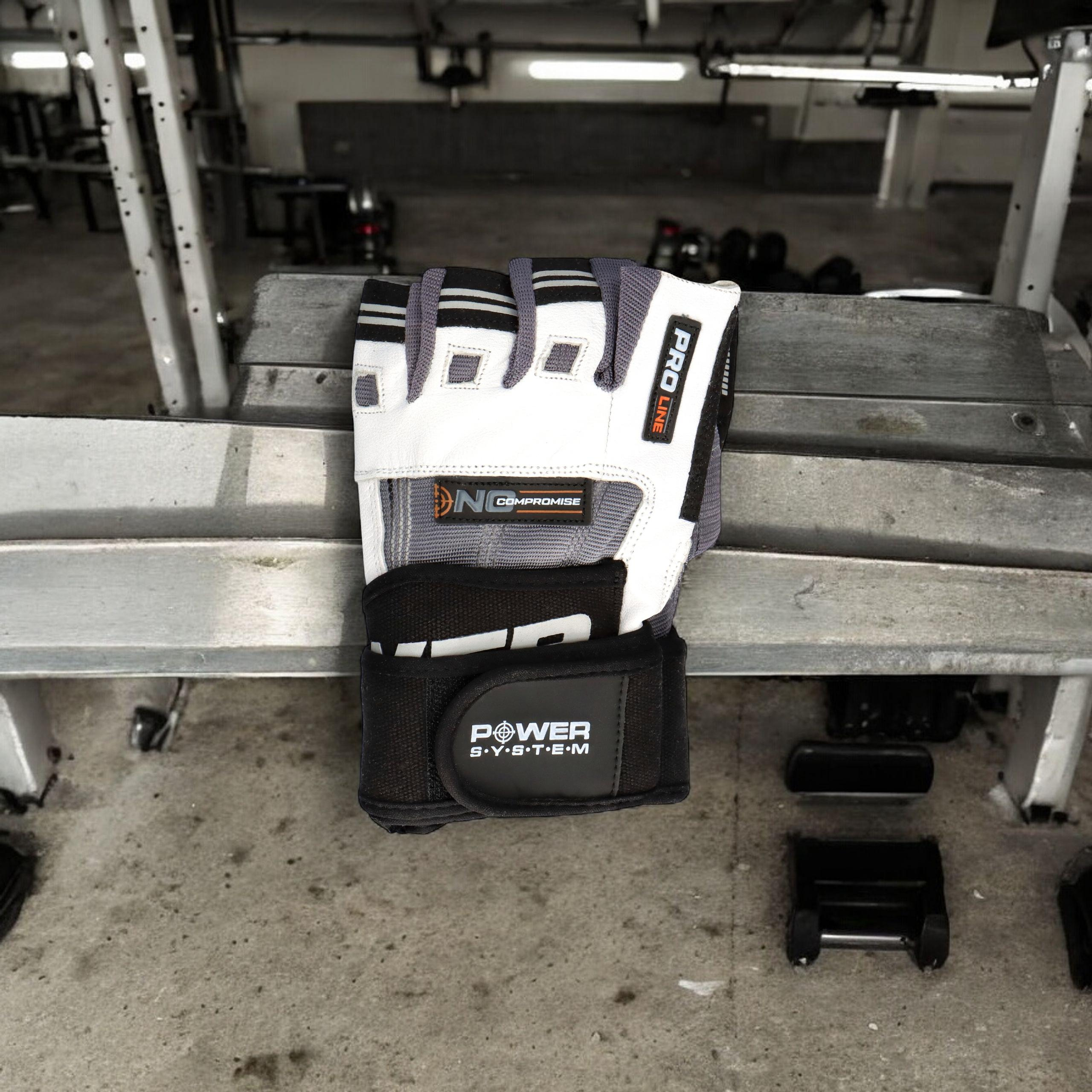 POWER SYSTEM Rękawice - No Compromise - White/Gray