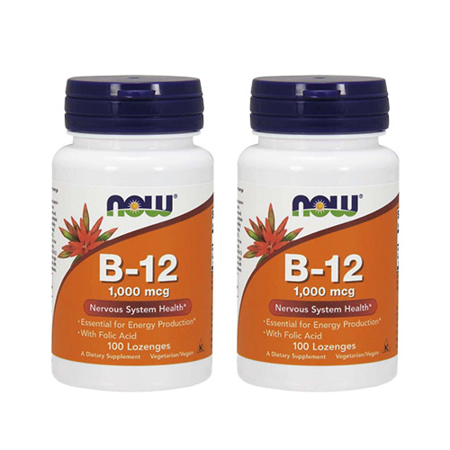 NOW Vitamin B-12 1000mcg - 2x 100lozenges