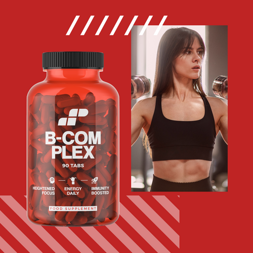 2x MP NUTRITION Vitamin B-Complex - 90tabs - Kompleks Witamin B