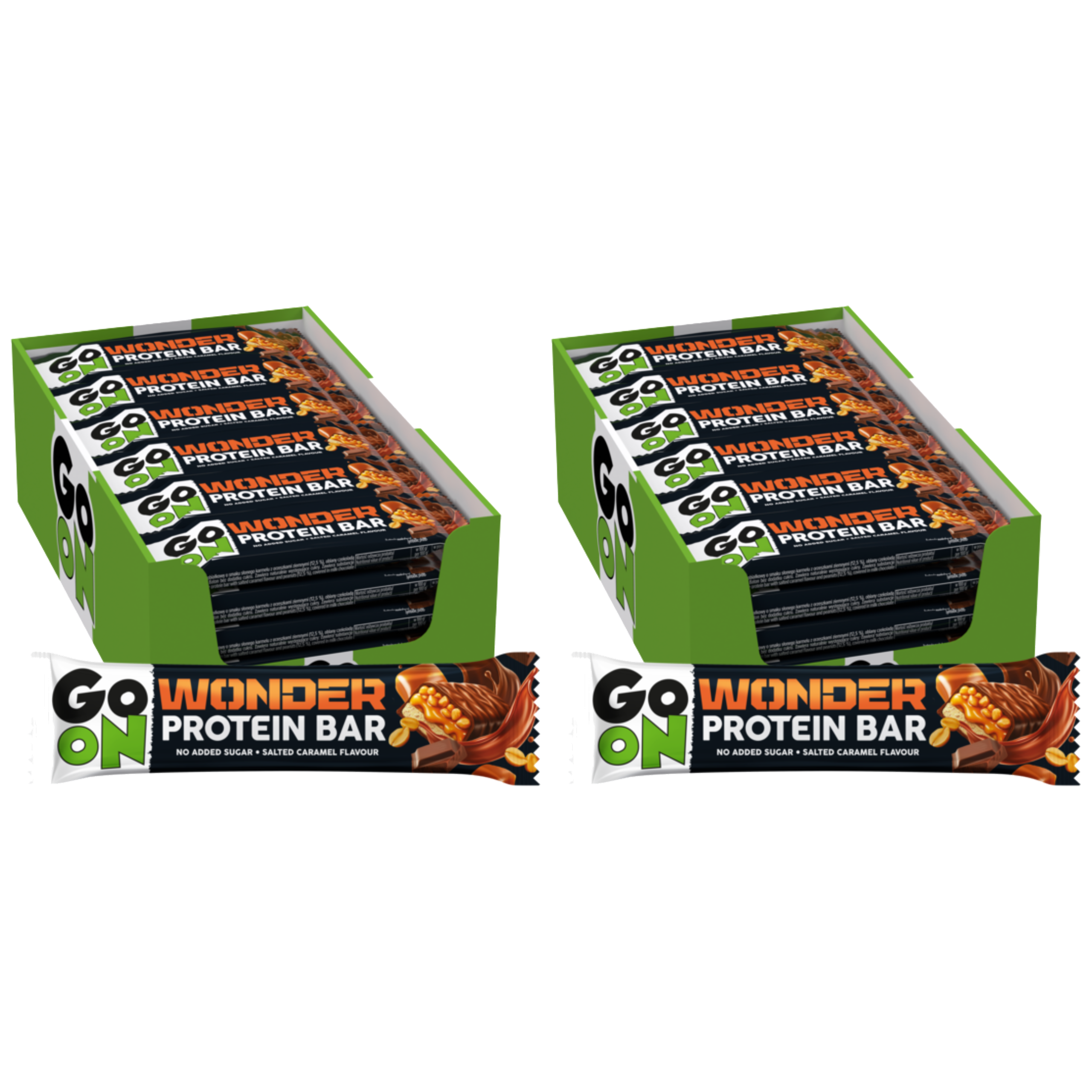 SANTE - Baton Go On Wonder Protein - 24x 2x 45g - Salted Caramel