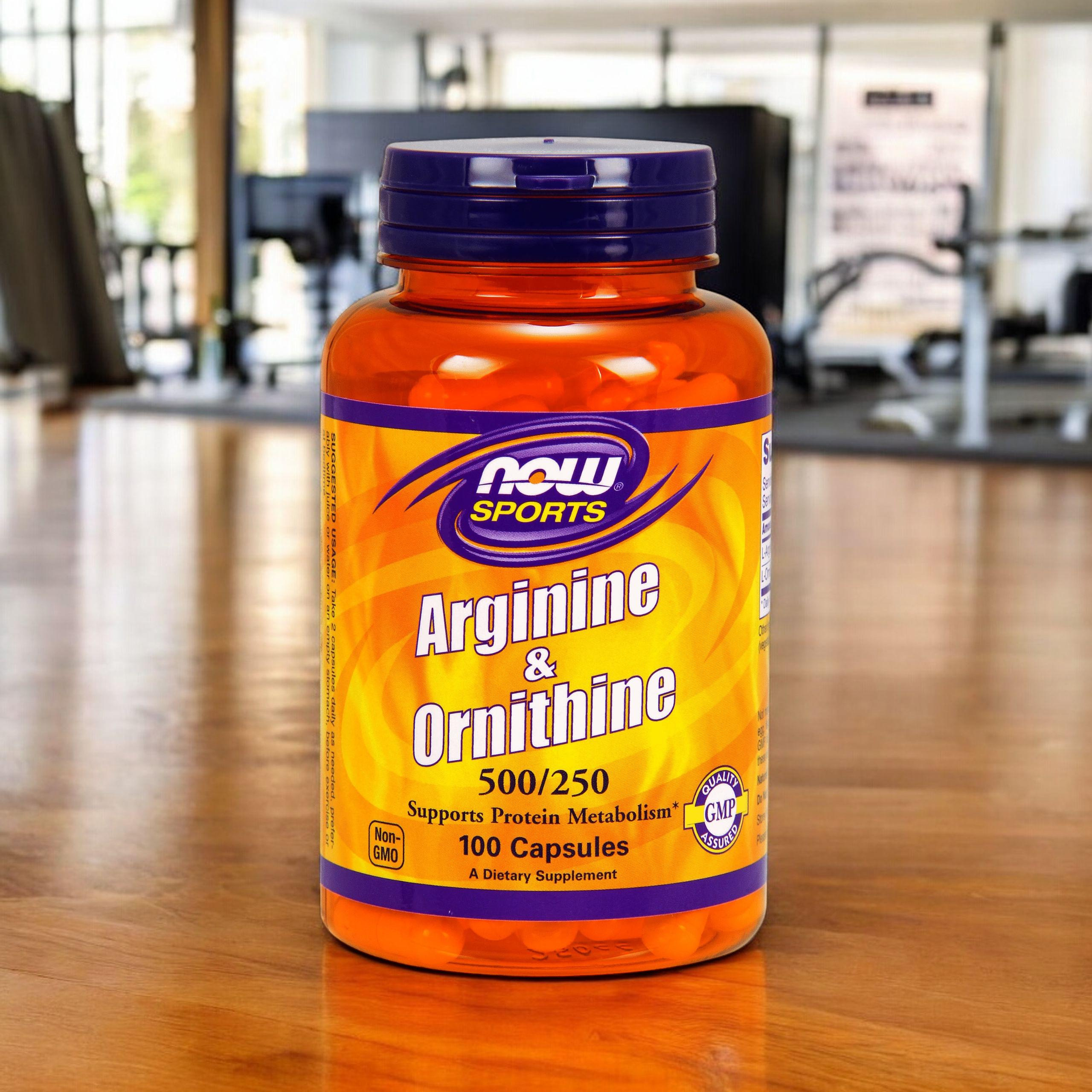 NOW Arginine & Ornithine - 2x 100caps
