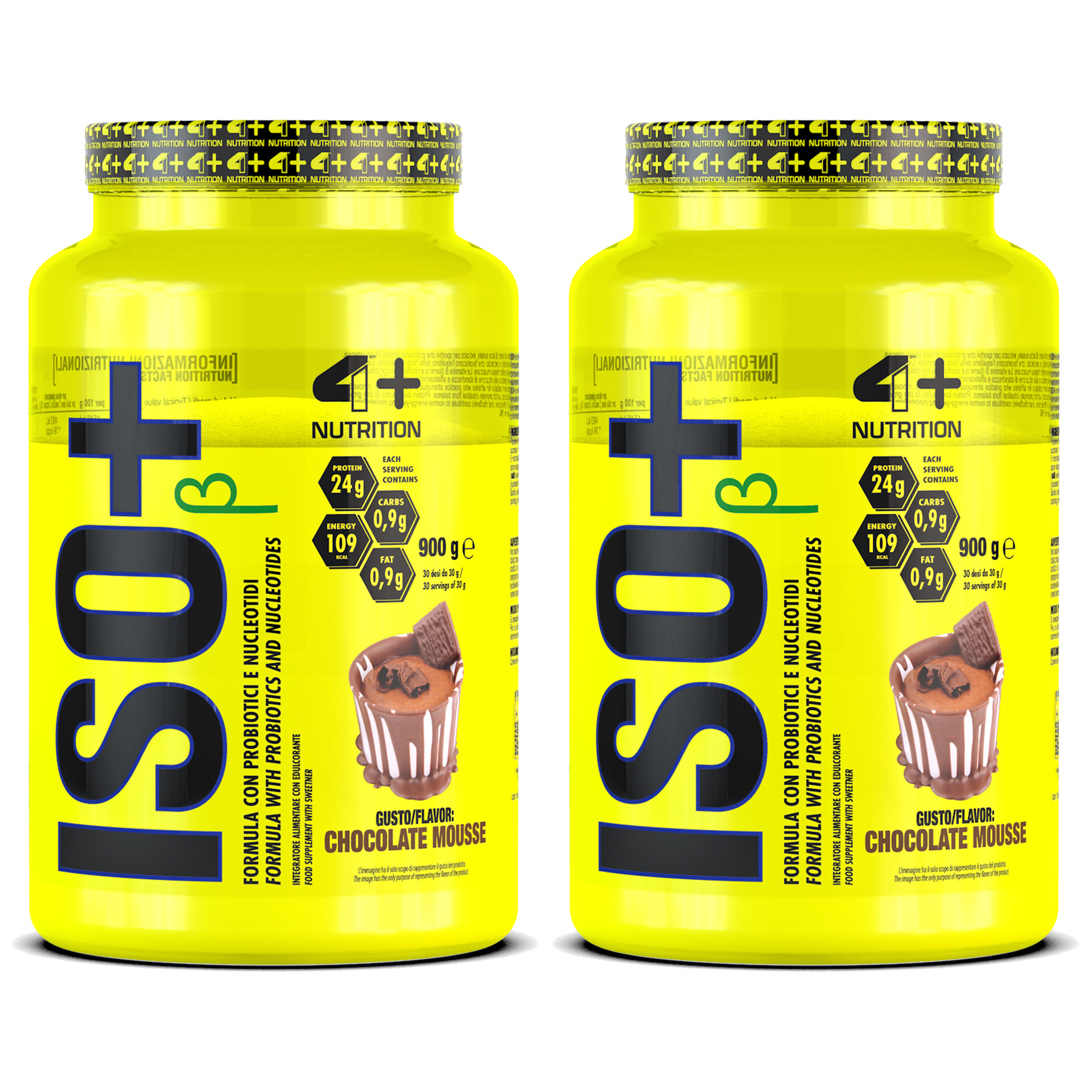 4+ NUTRITION Iso+ Probiotics - 2x 900g