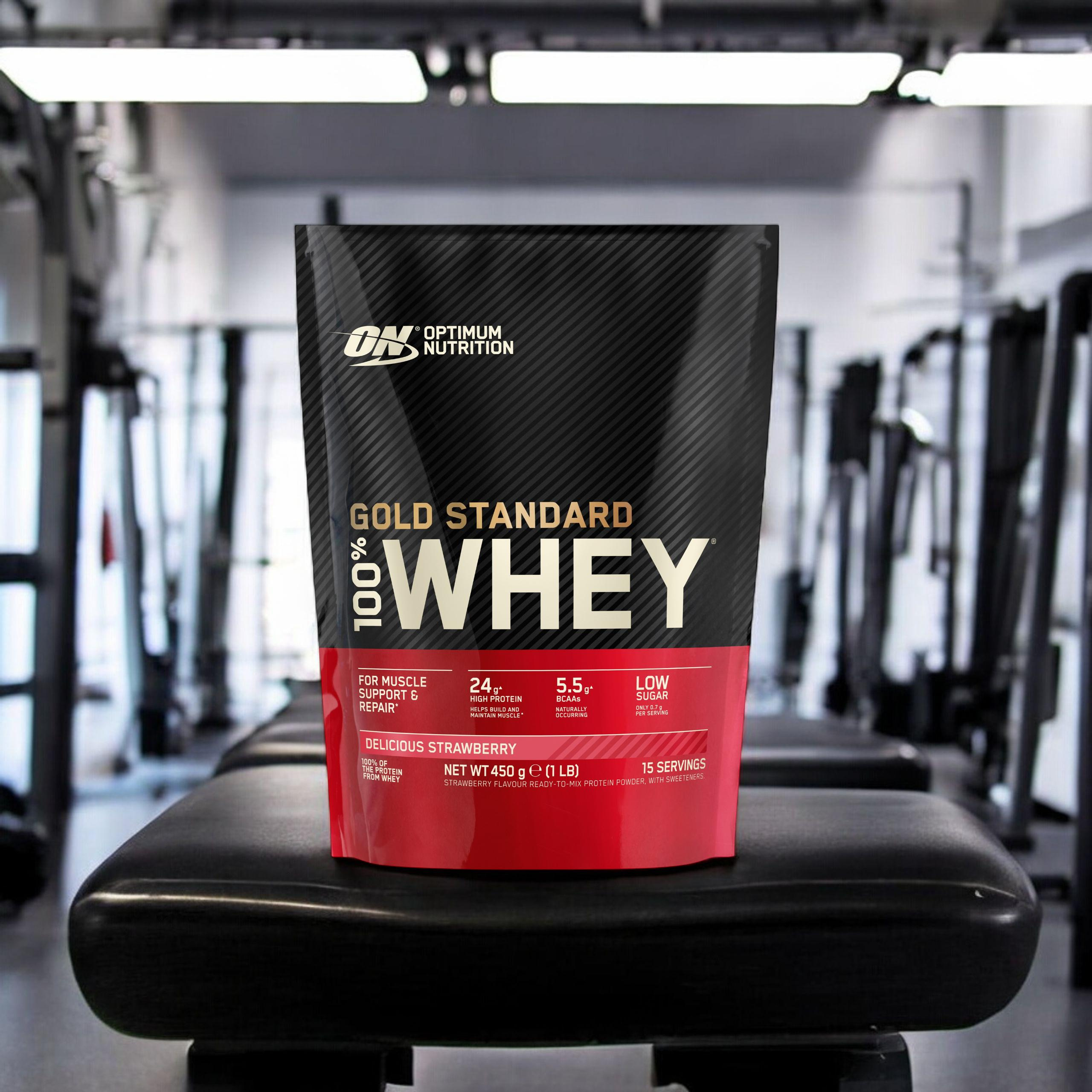 OPTIMUM NUTRITION 100% Whey Gold Standard Bag - 2x 450g
