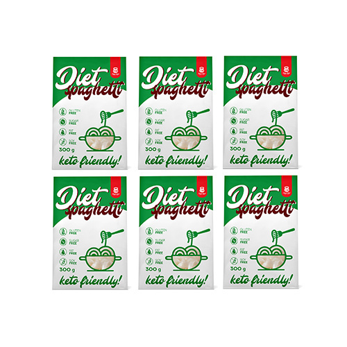 Cheat Meal Nutrition Diet Spaghetti - 6x 400g (6x 300g netto) - Makaron dietetyczny