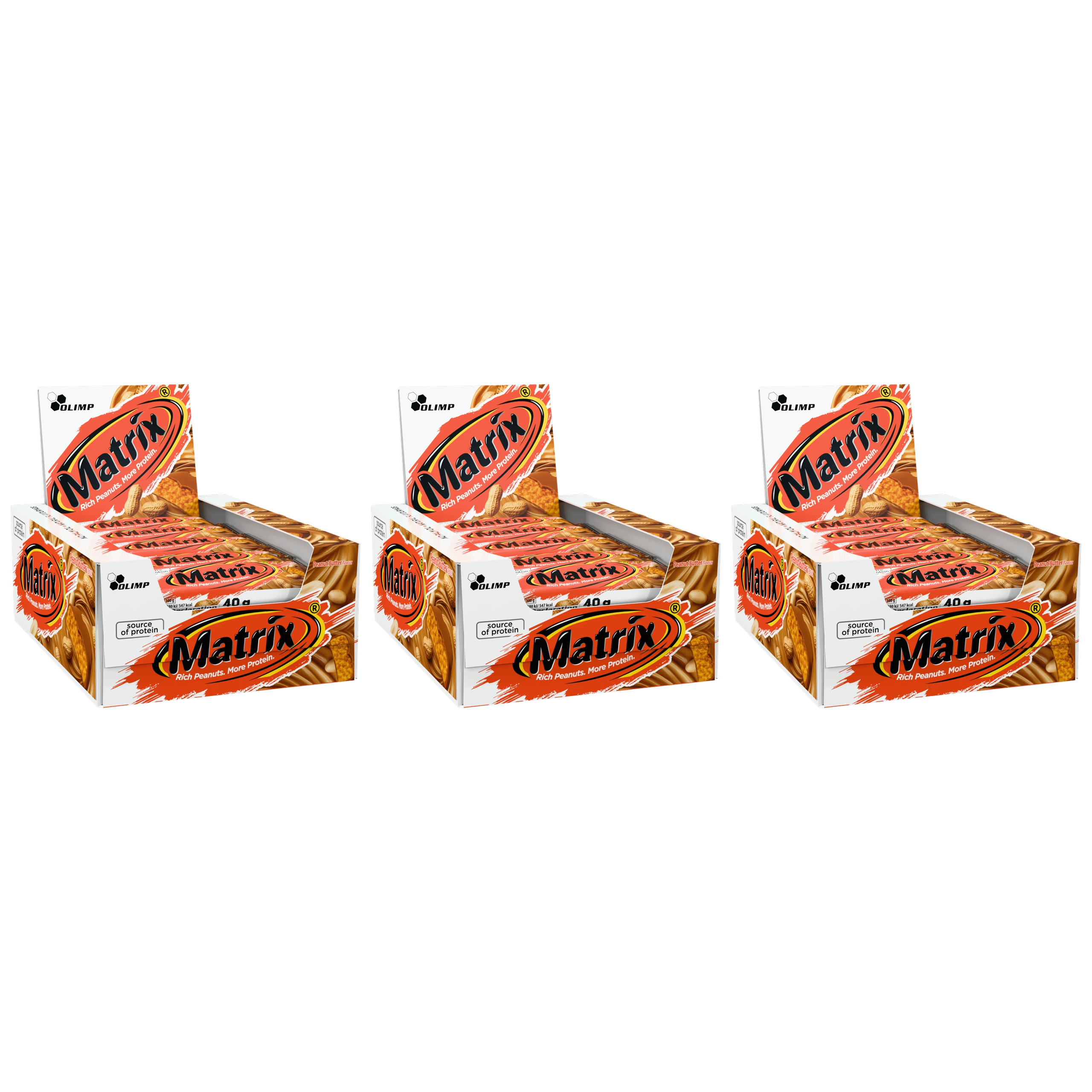 OLIMP - Matrix Bar - 25x 3x 40g - Peanut Butter