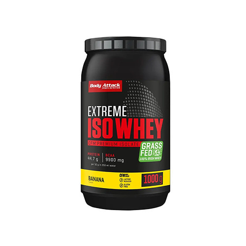 BODY ATTACK Extreme Iso Whey - 3x 1000g