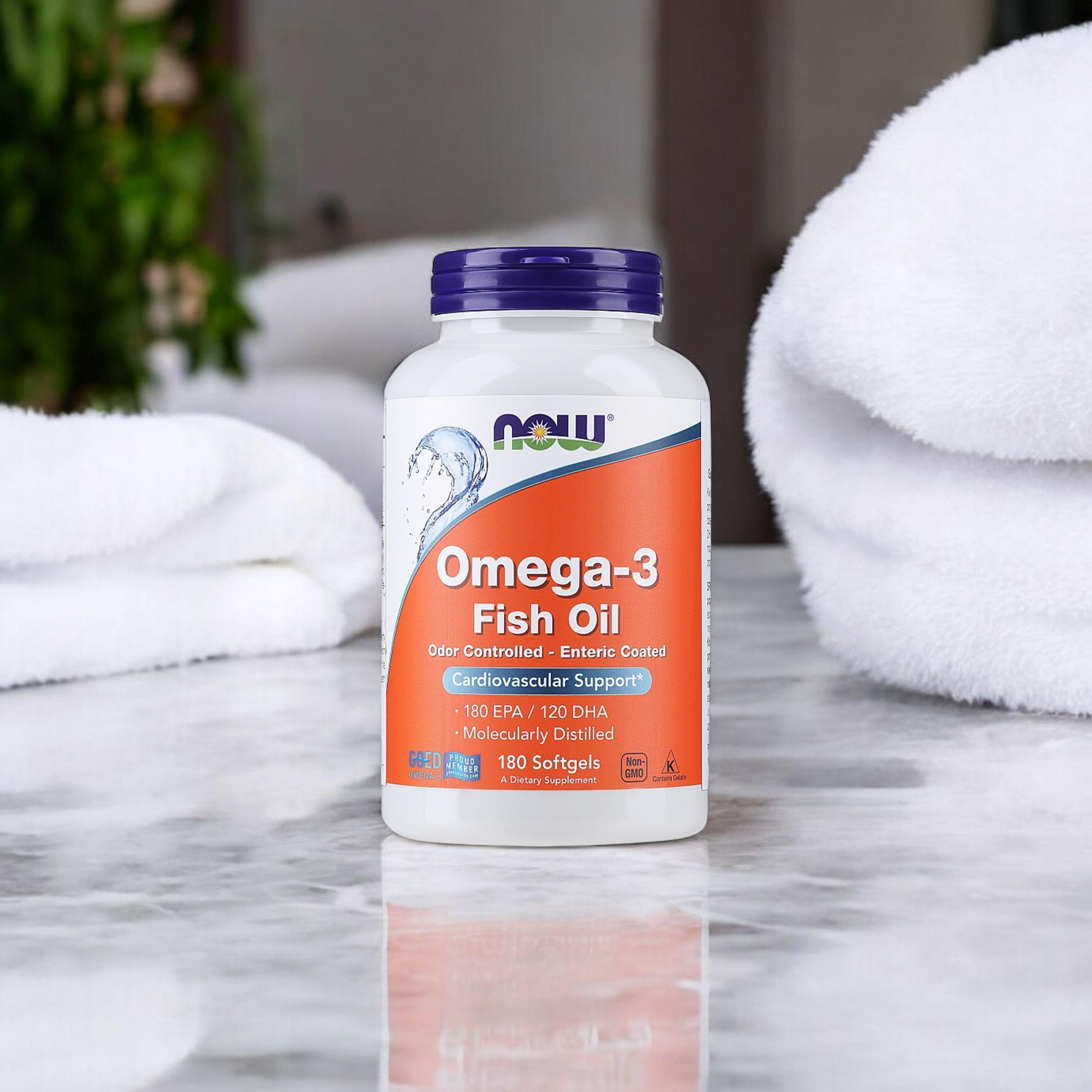 NOW Omega-3 180 EPA / 120 DHA - 2x 180softgels