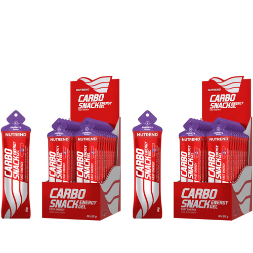 NUTREND - Carbosnack - 18x 2x 50g - Blueberry